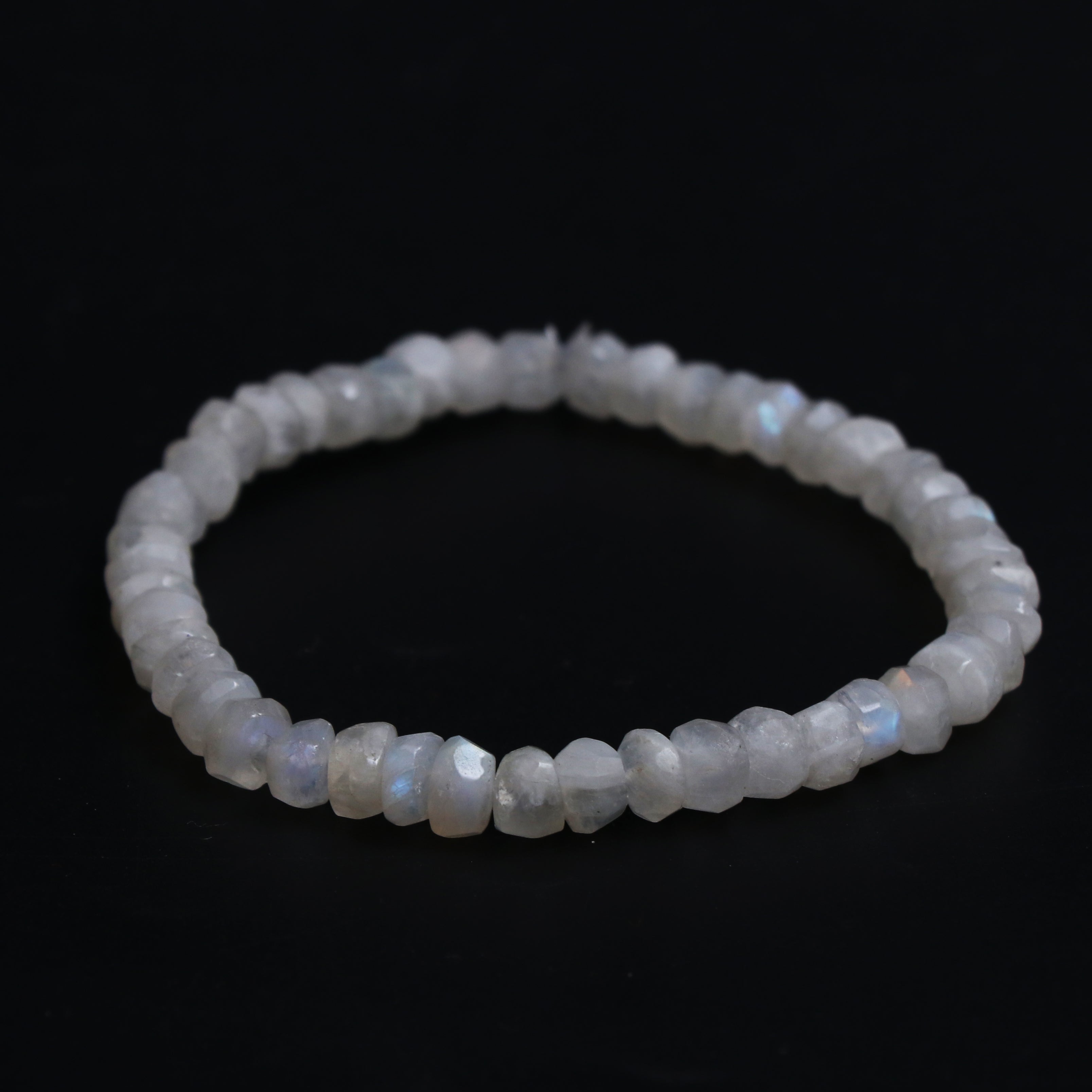 Natural Rainbow Moonstone Bracelet