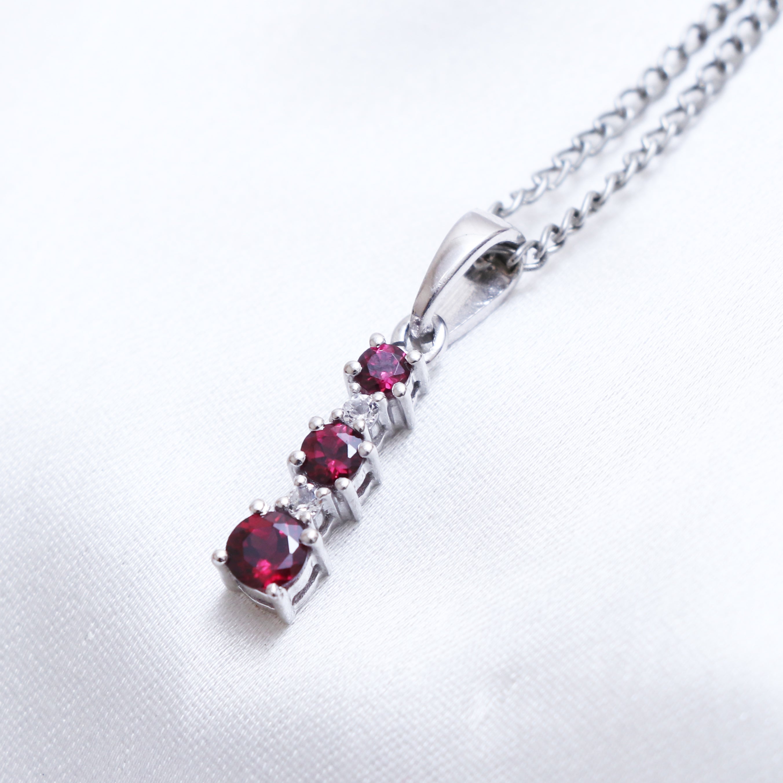 Natural Red Garnet Pendant