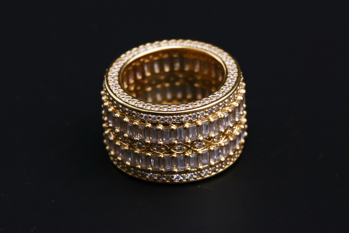 ED Iced 7 Layer Trophy Ring