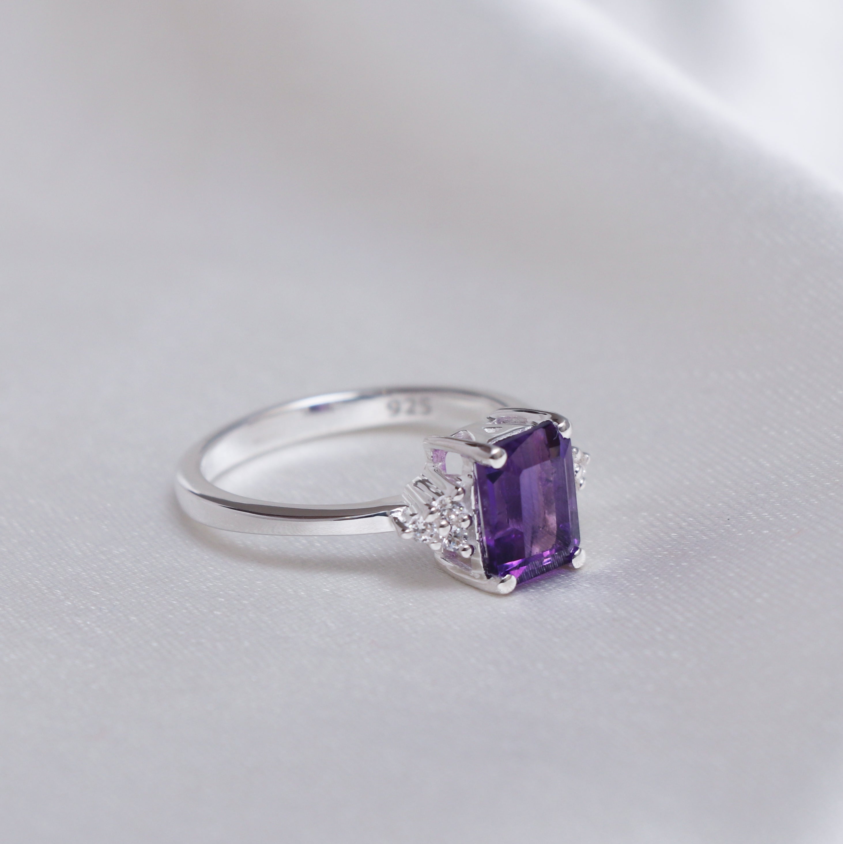 Natural Amethyst Ring
