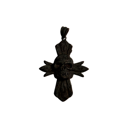 GOTHIC REAPER PENDANT (COMES WITH A COMPLIMENTARY BLACK SILVER CHAIN )