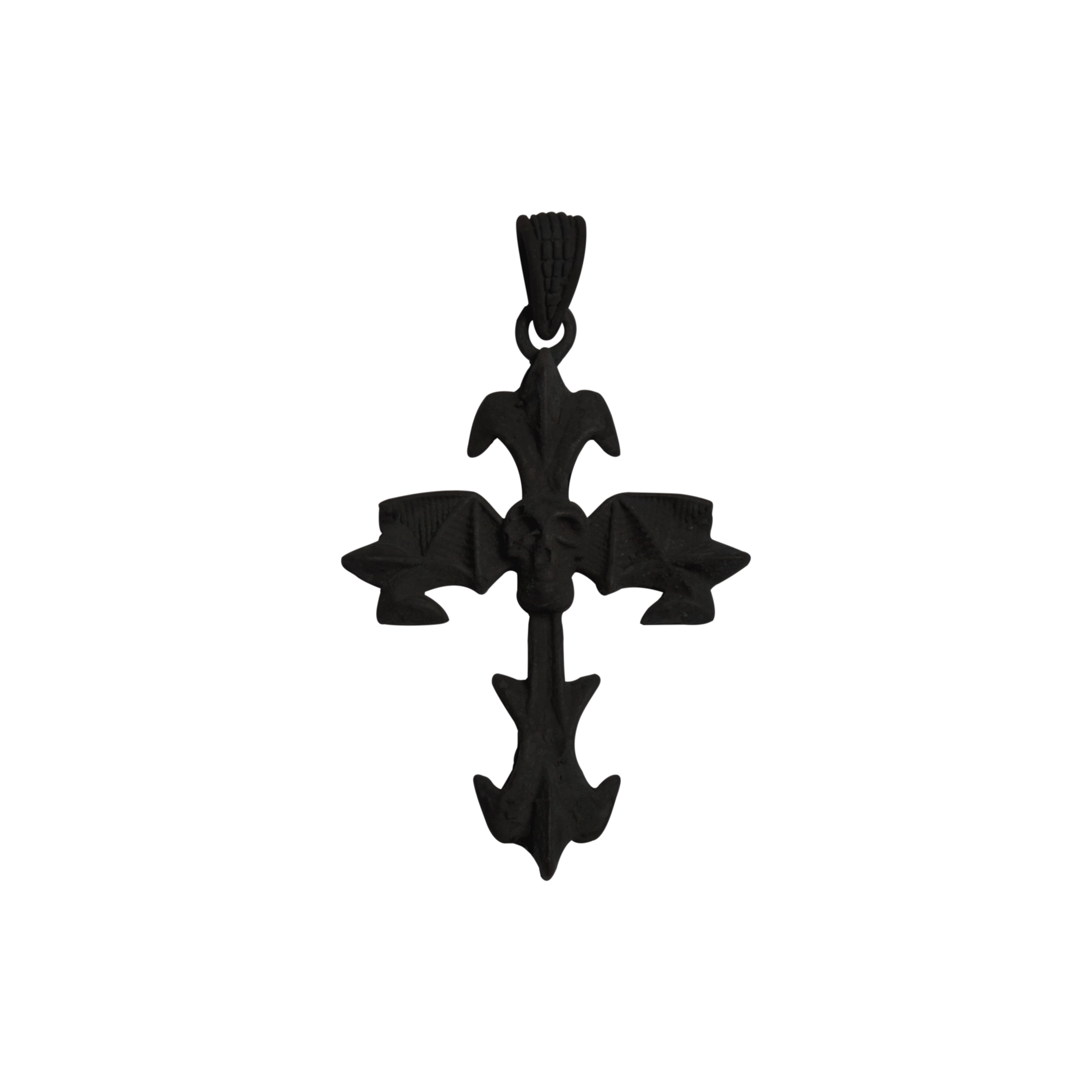Skull Cross Pendant (Comes with a complimentary Black Silver Chain)