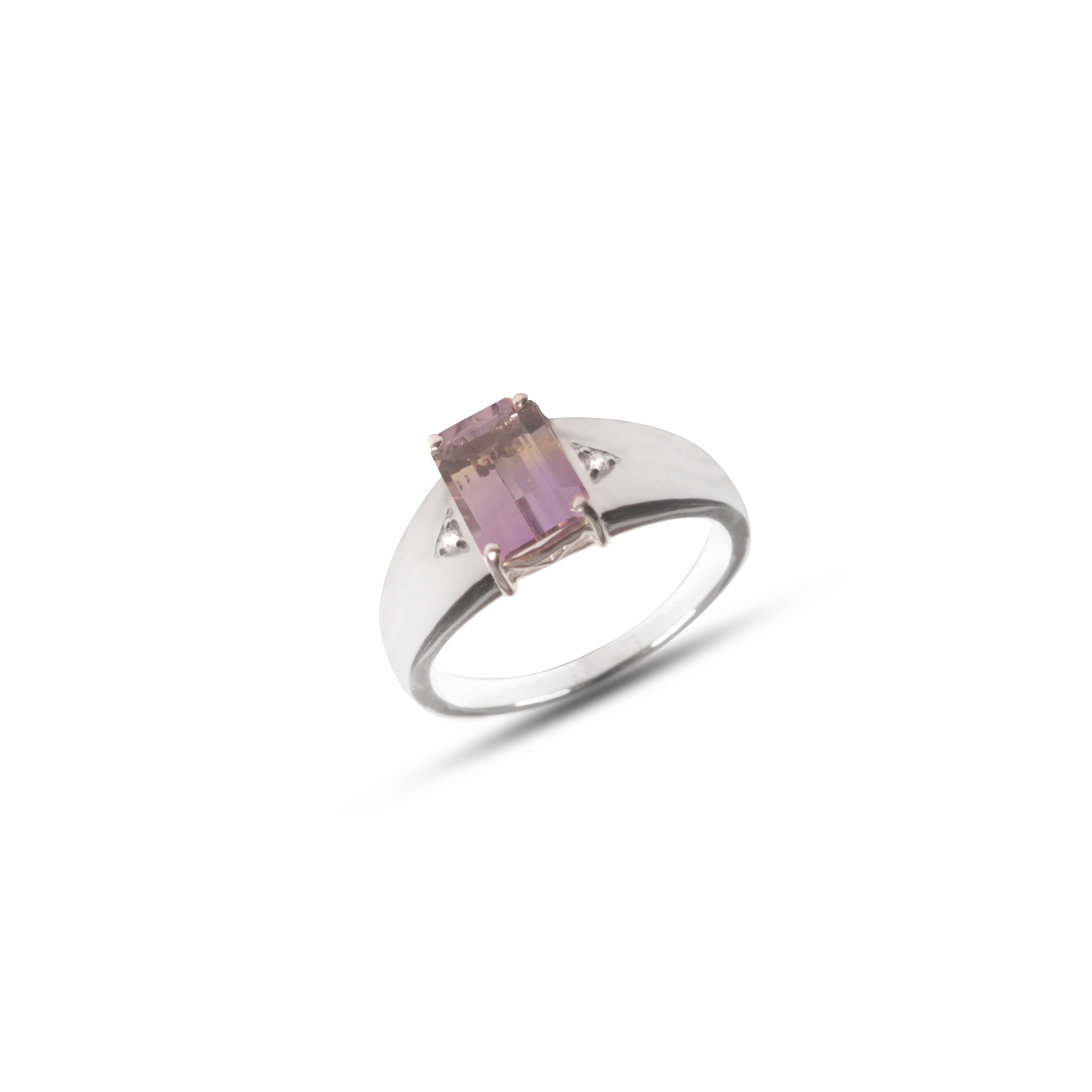 Natural Ametrine Men's Ring