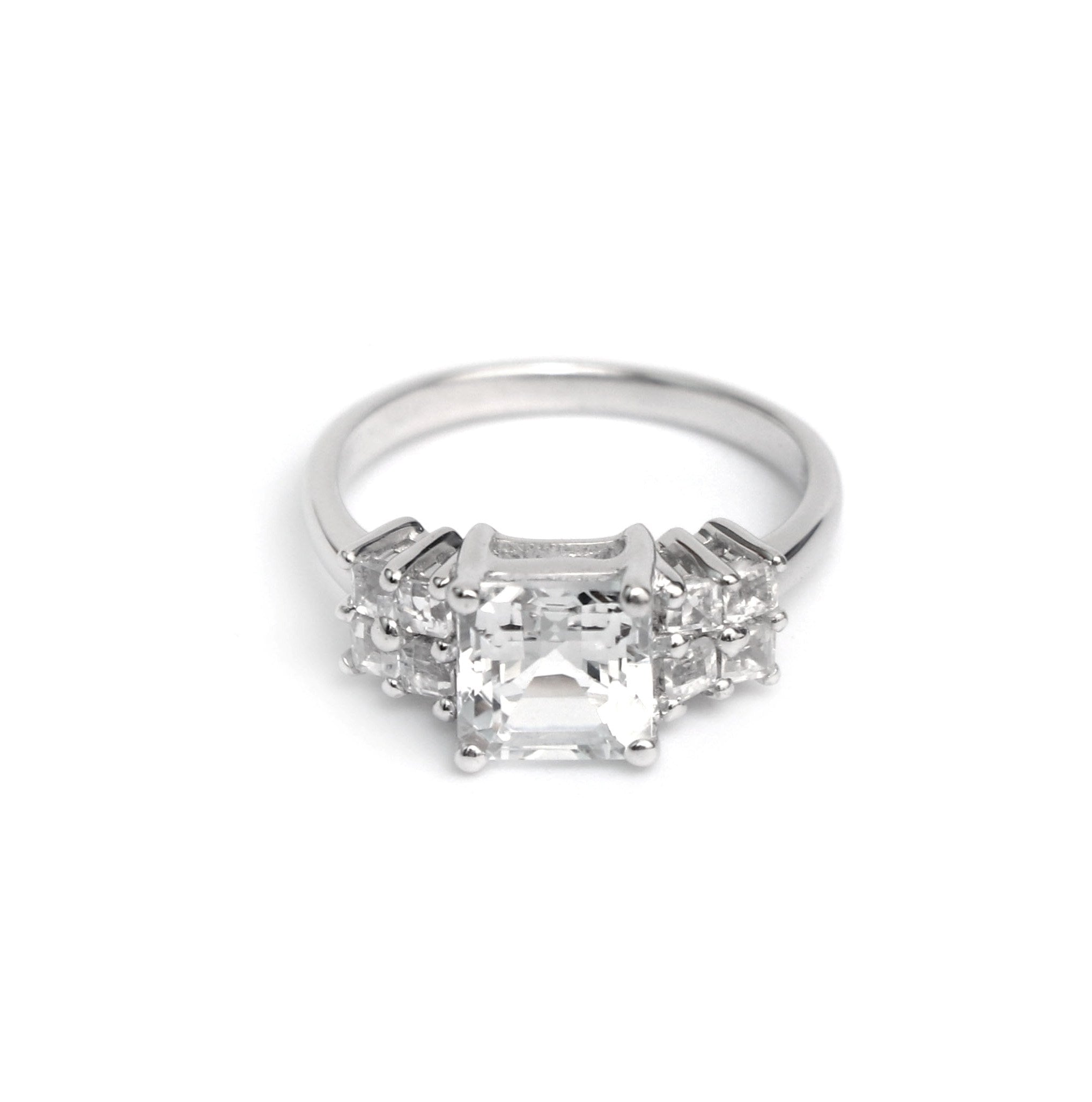 White Topaz Ring