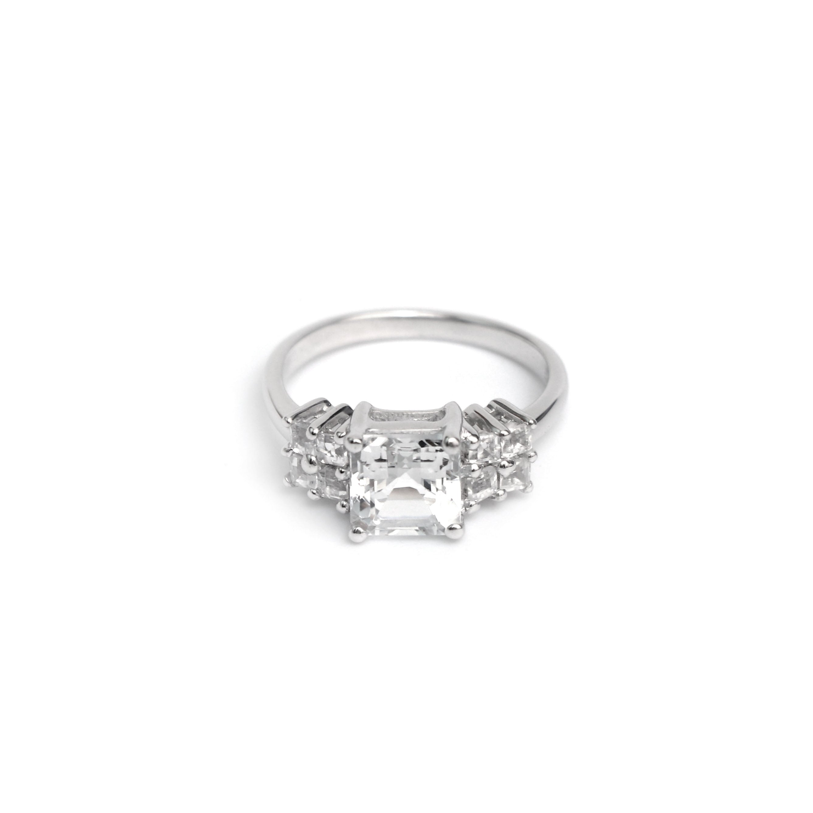 White Topaz Ring