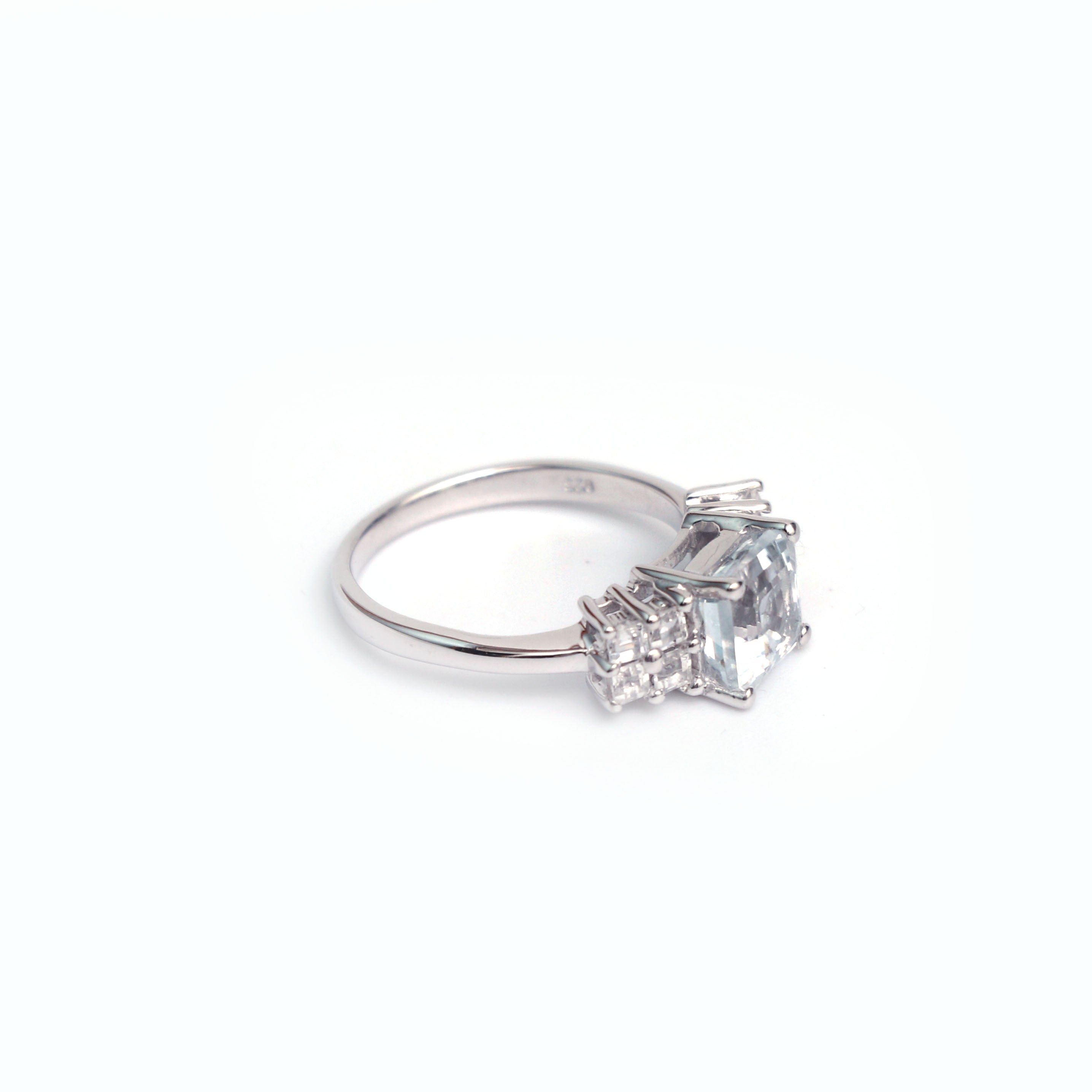 White Topaz Ring