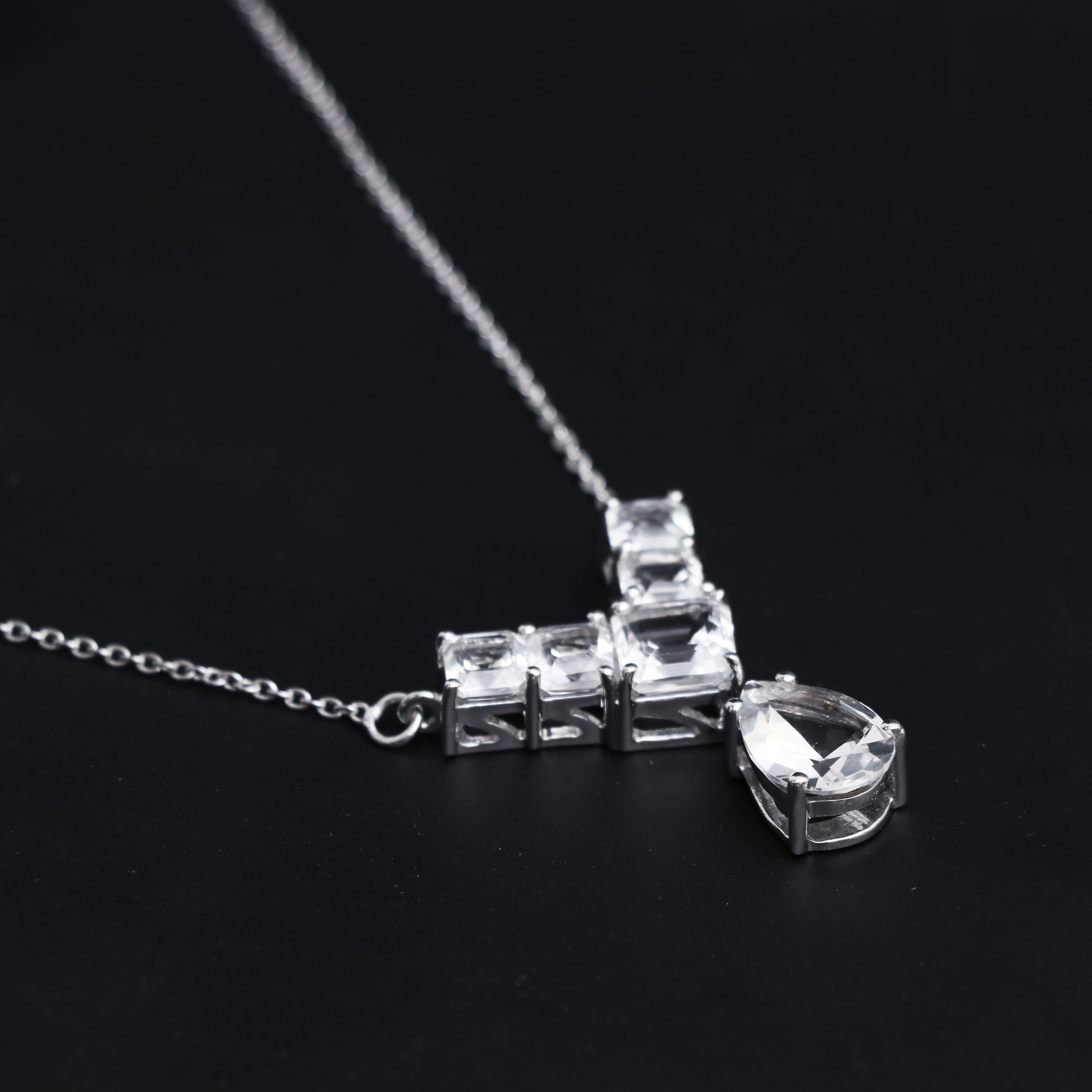 White Topaz Necklace