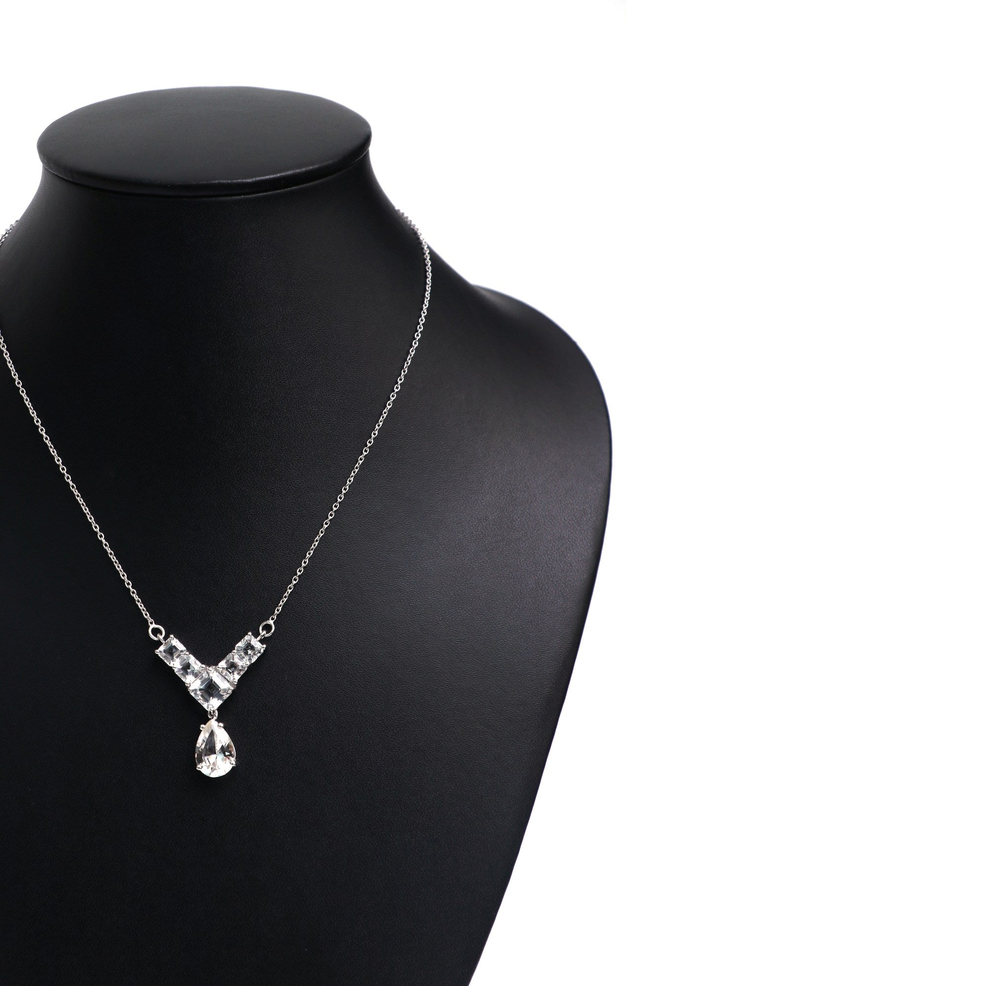 White Topaz Necklace