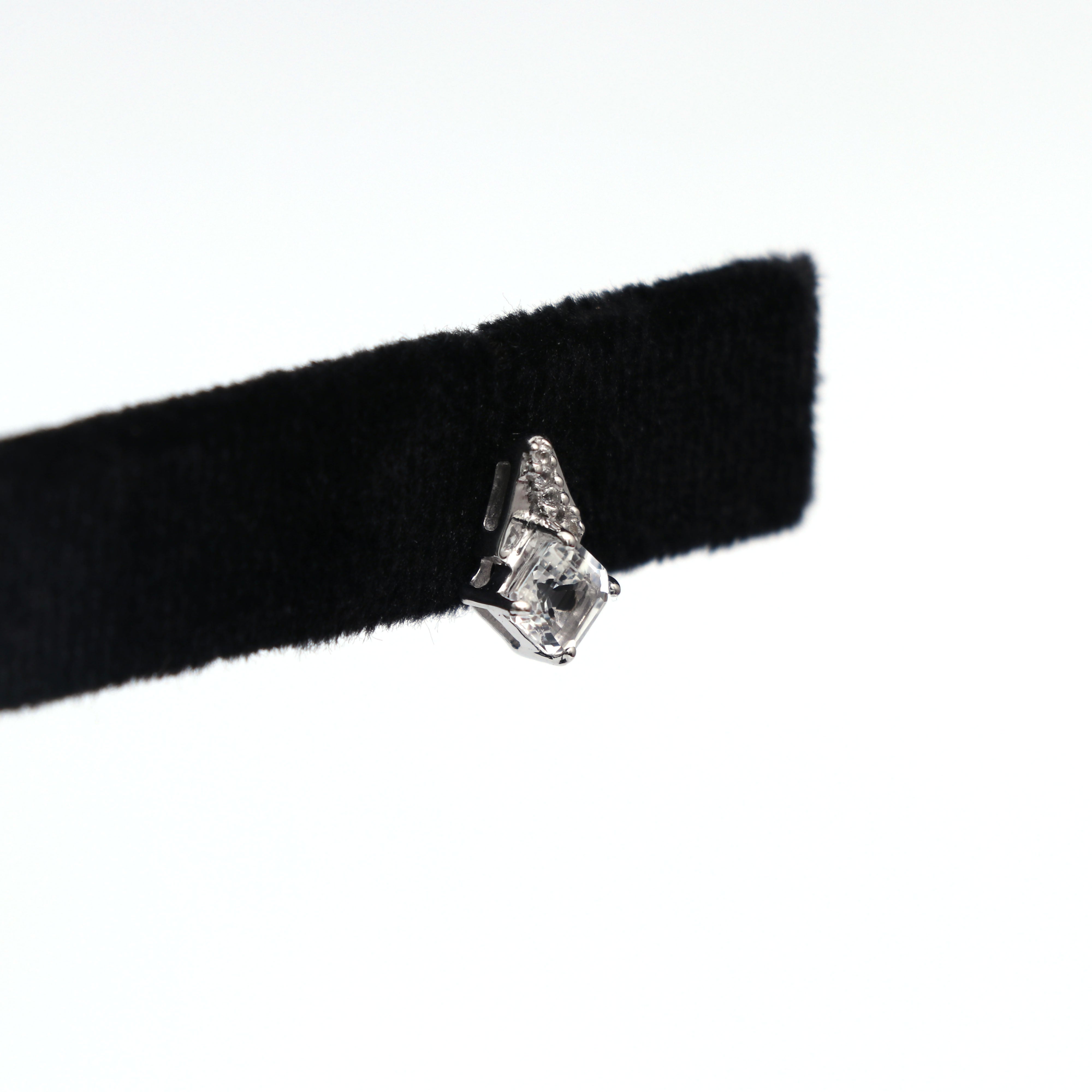 Natural White Topaz Stud Earring