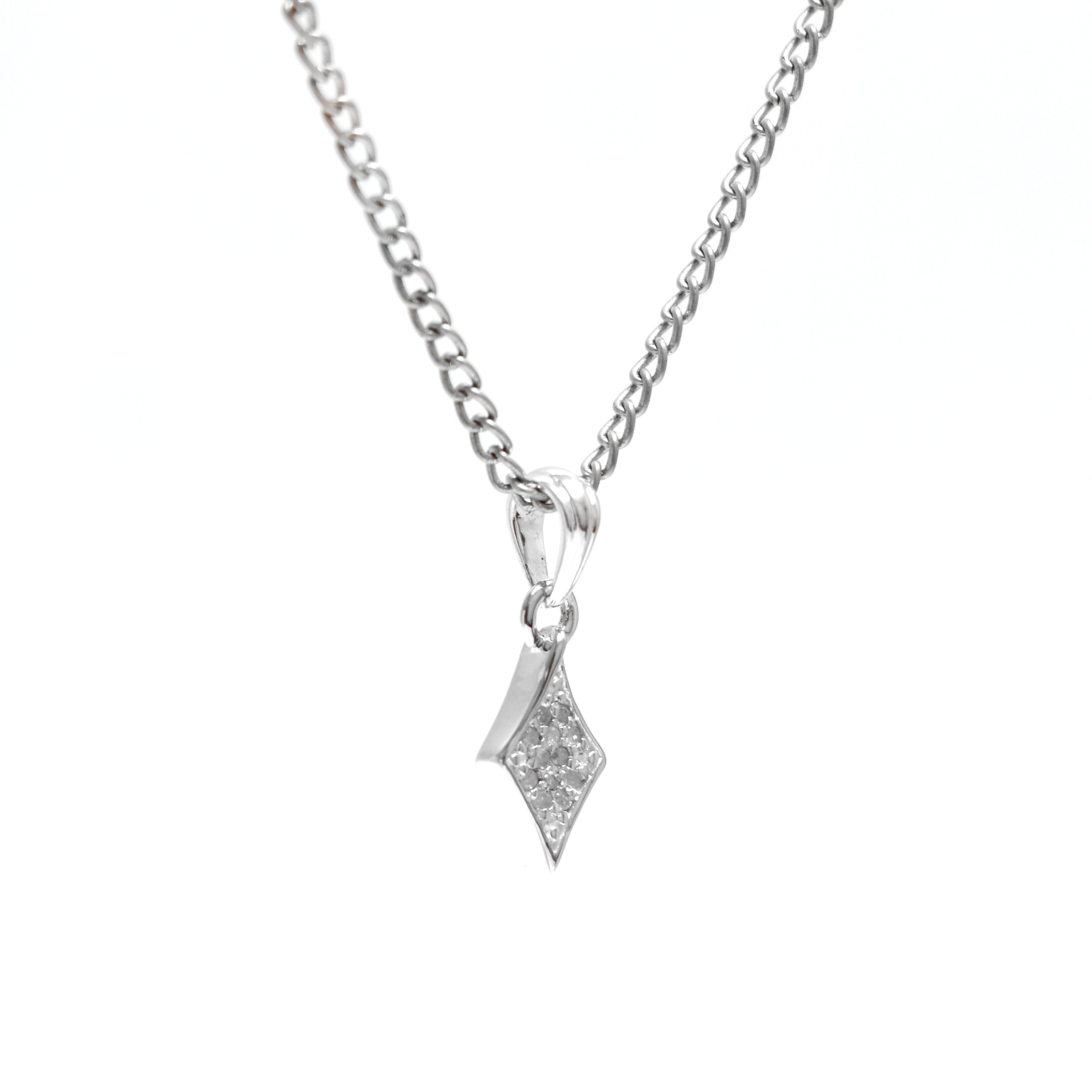 Natural White Diamond Pendant