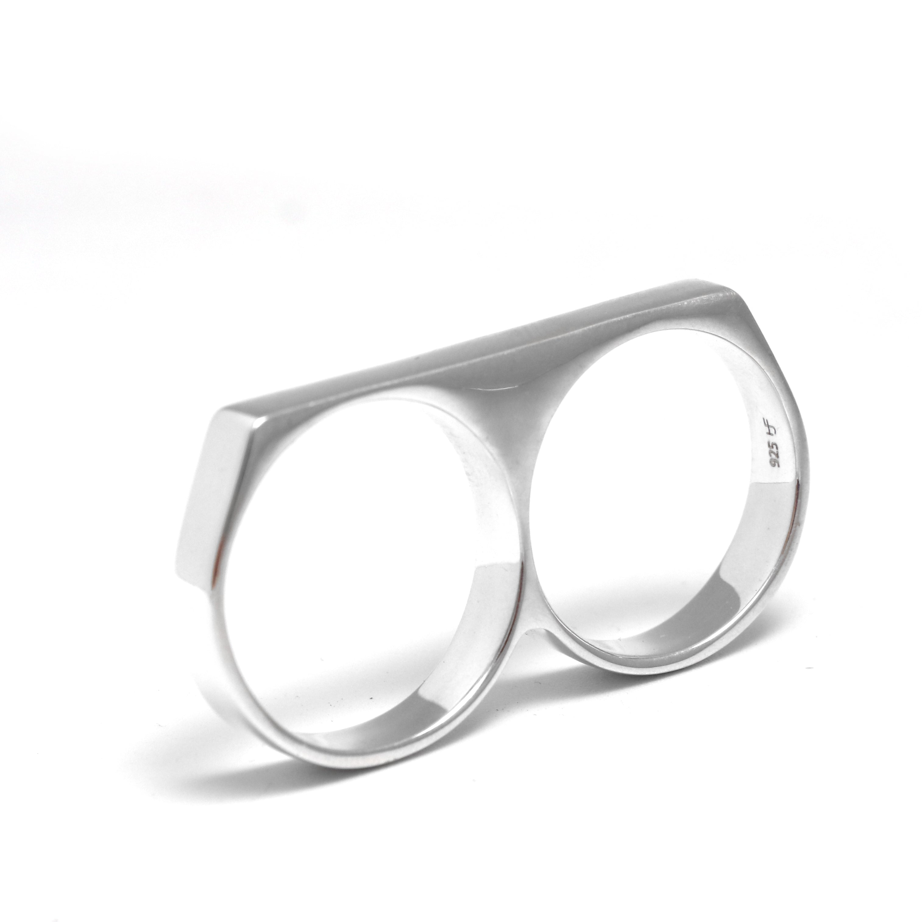 BADASS Double-Finger Knucklehead Ring