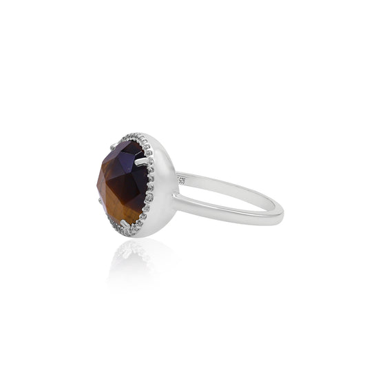 Stunning Tiger Eye Statement Ring