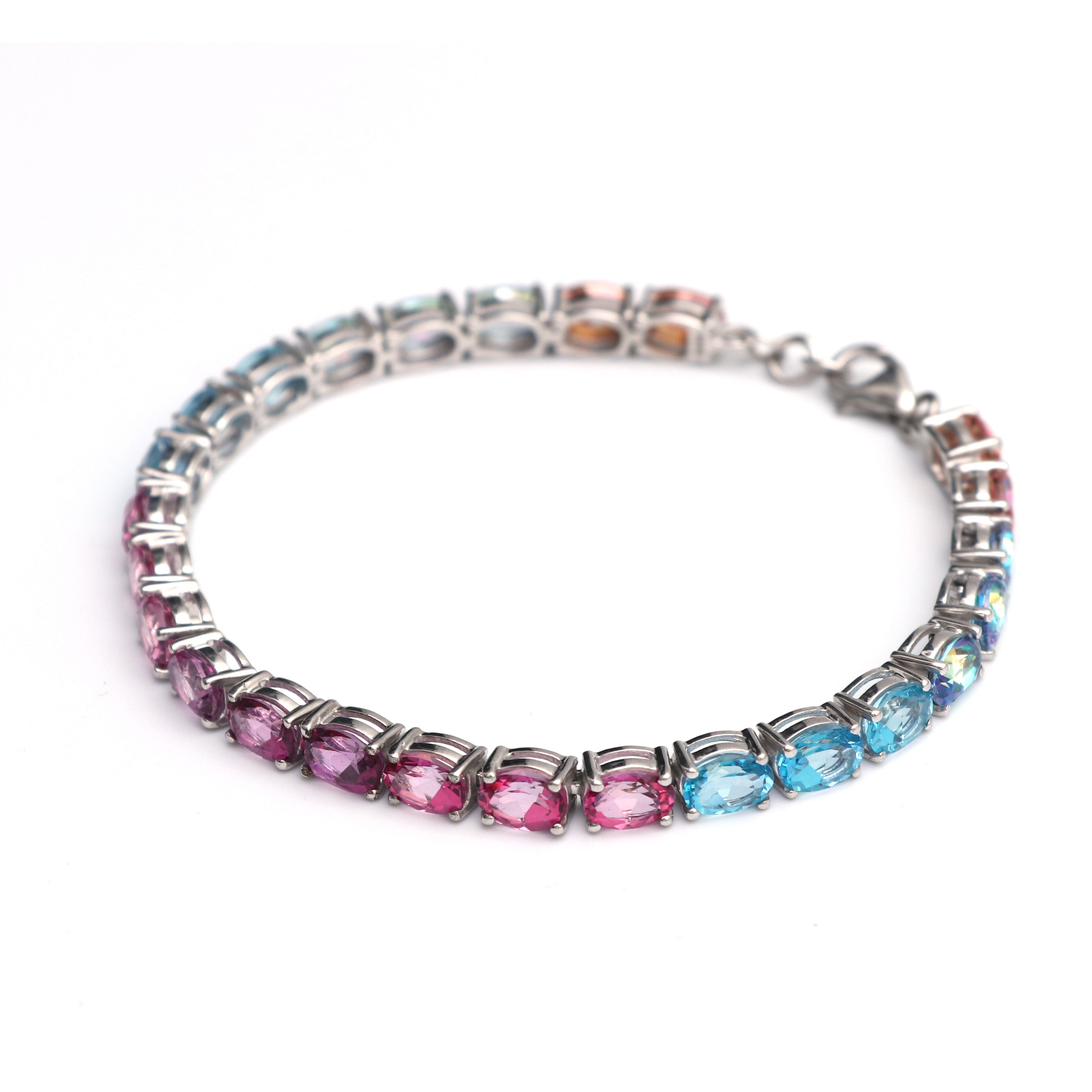 Multi Topaz Gemstone Bracelet