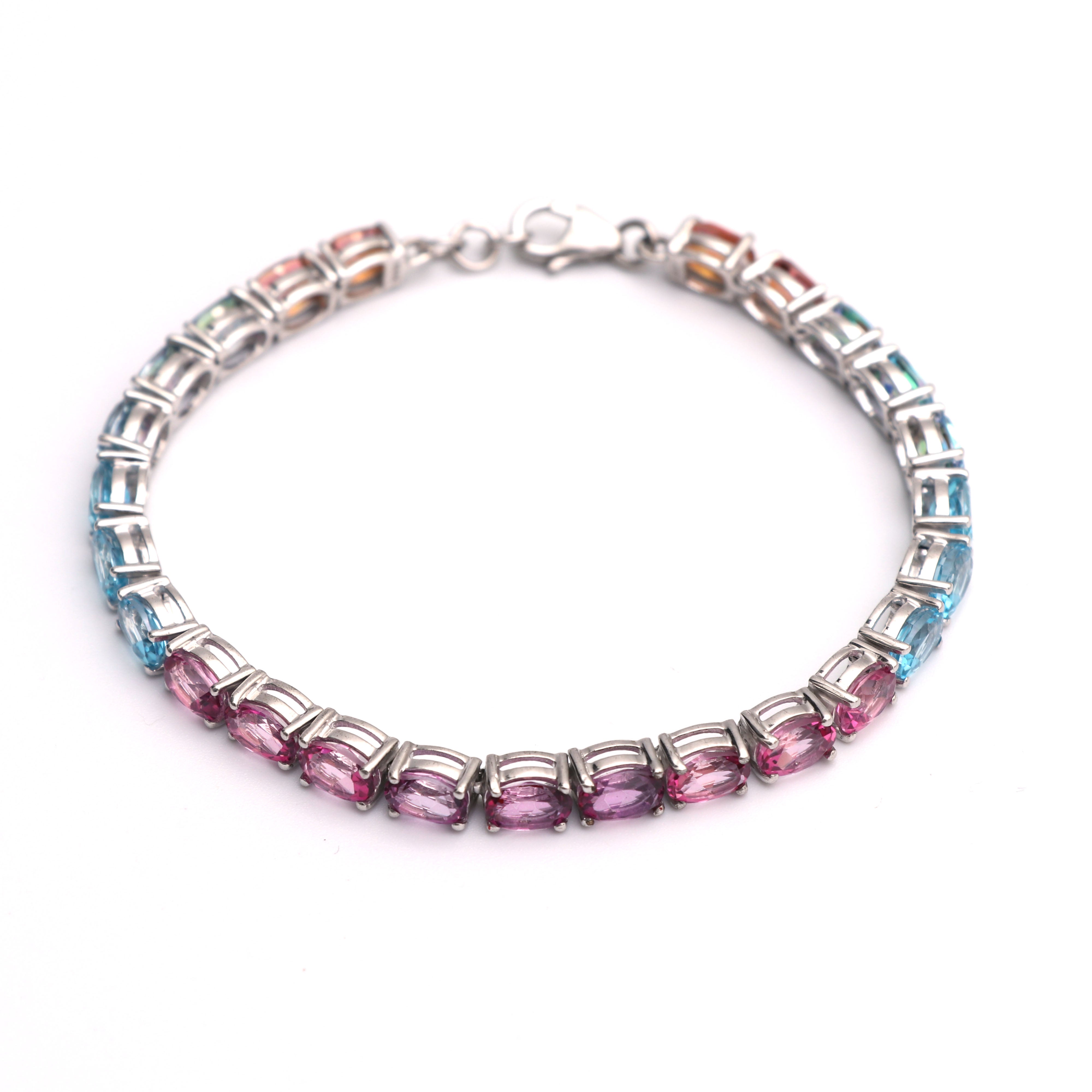 Multi Topaz Gemstone Bracelet