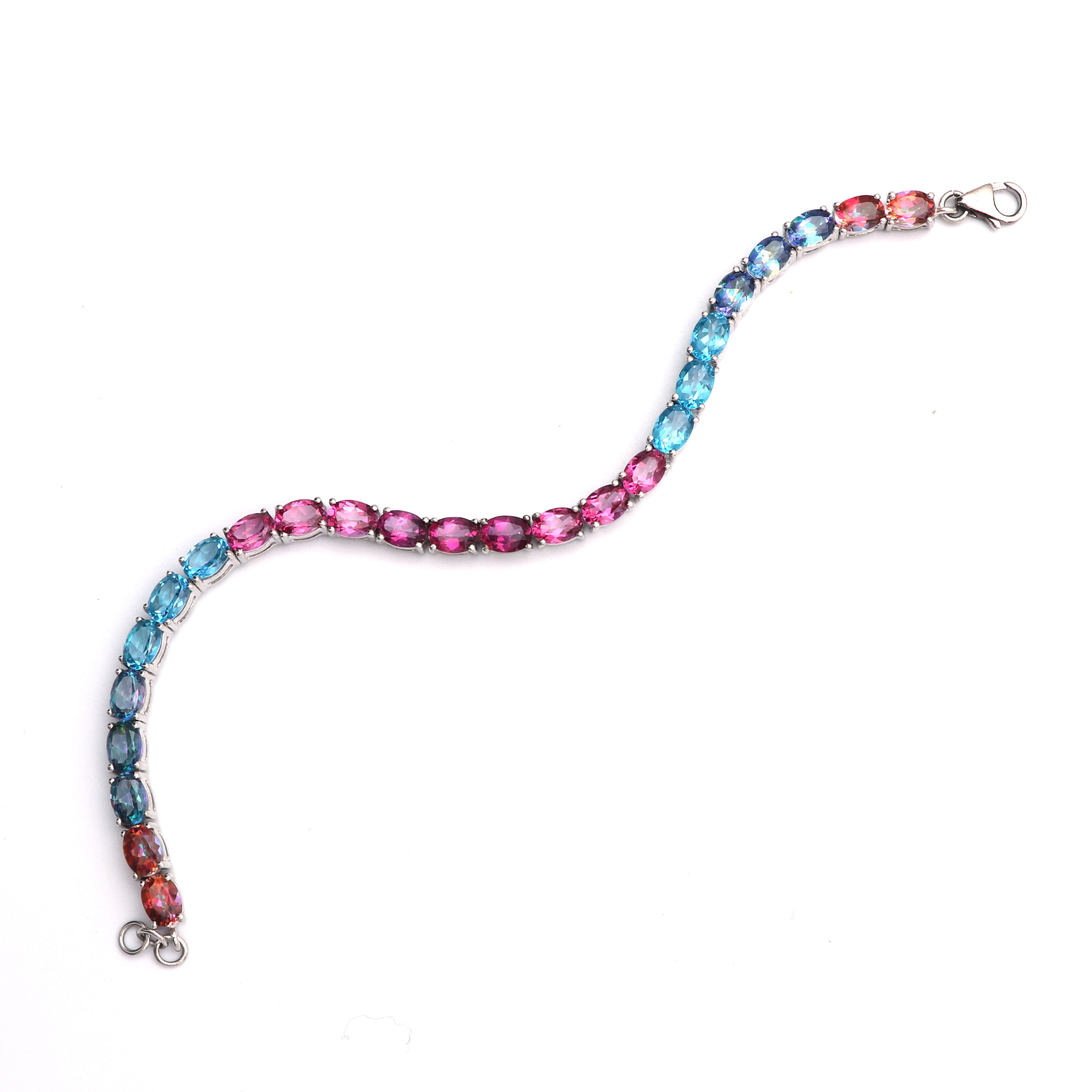 Multi Topaz Gemstone Bracelet