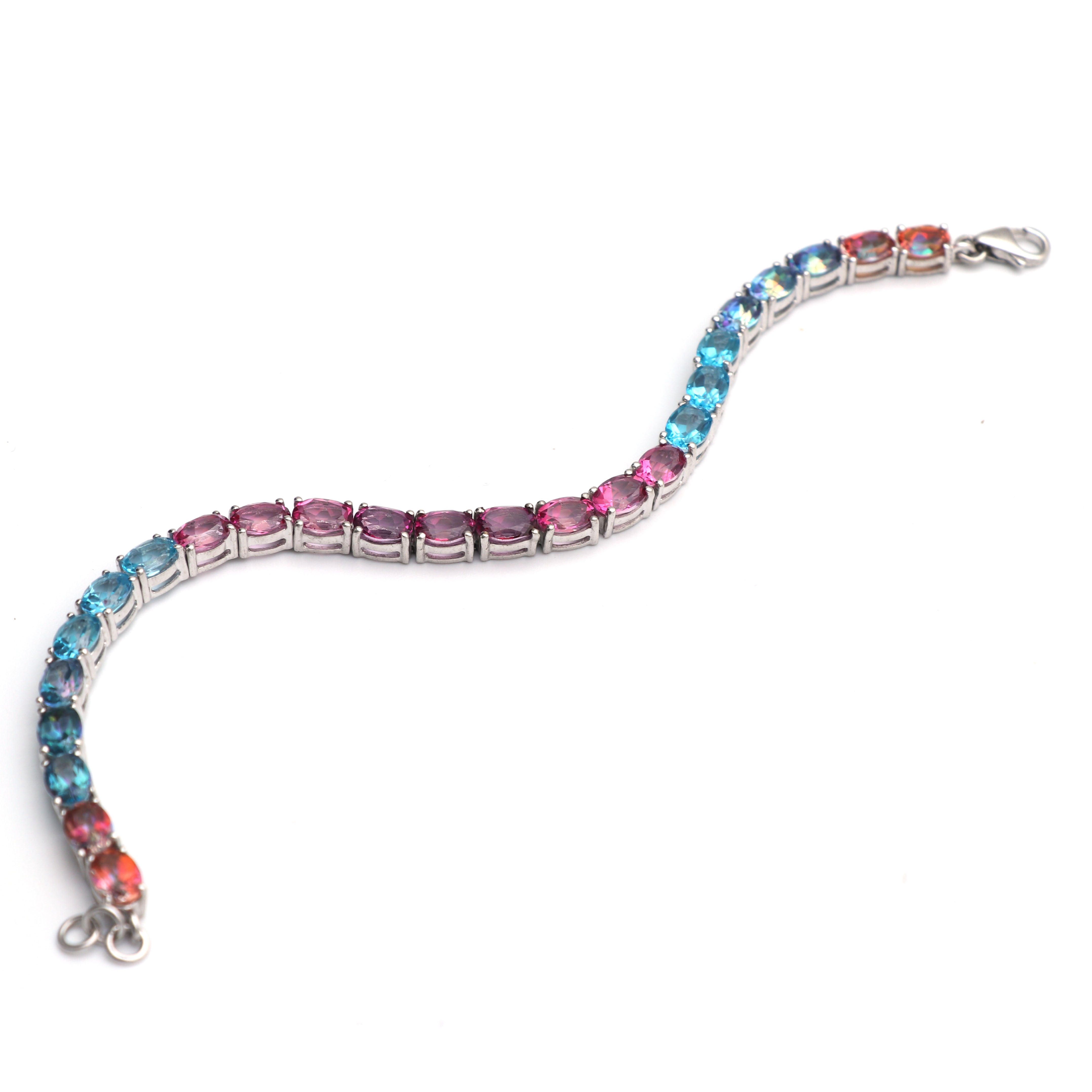 Multi Topaz Gemstone Bracelet