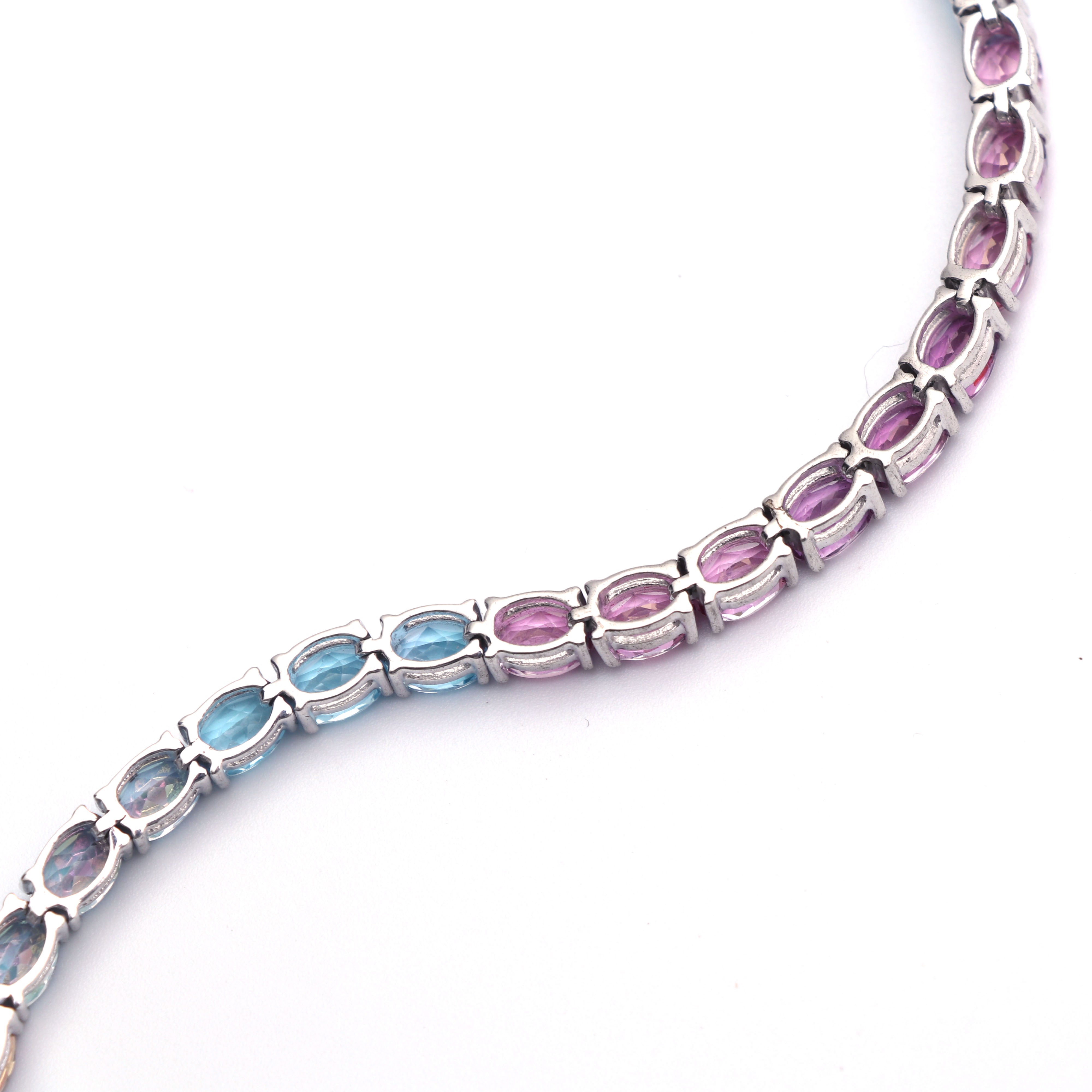 Multi Topaz Gemstone Bracelet