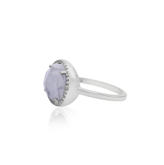 Stunning Howlite Gemstone Ring
