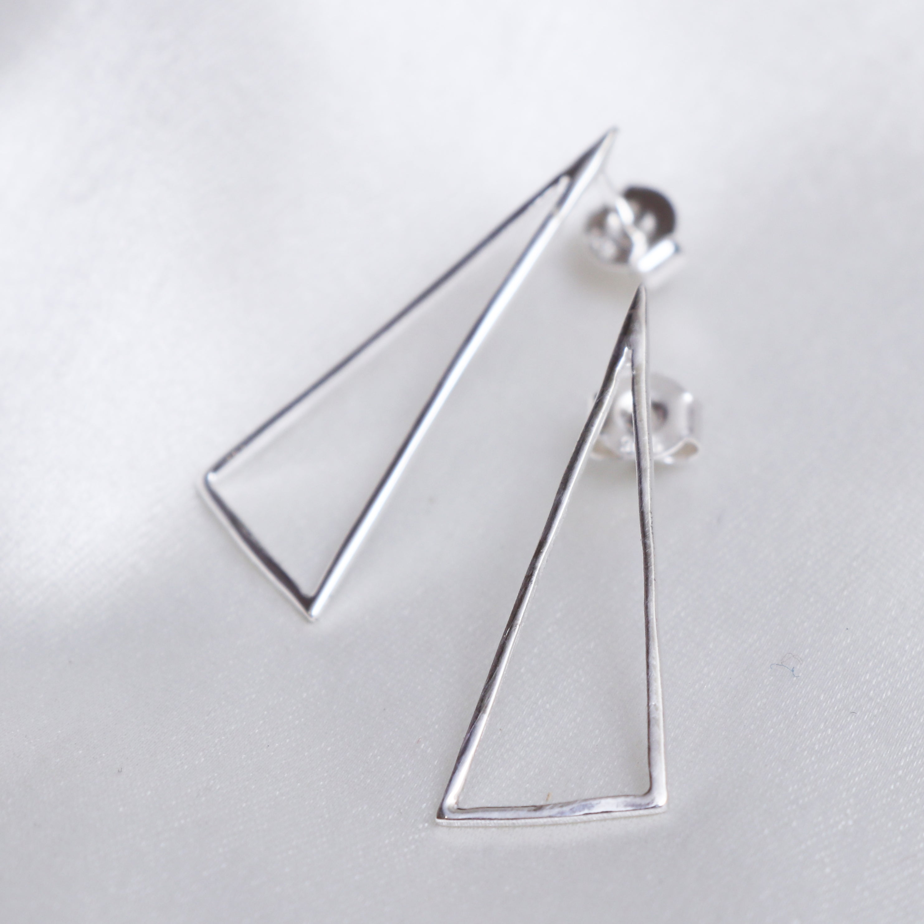 Triangle Long Geometric Drop Earrings
