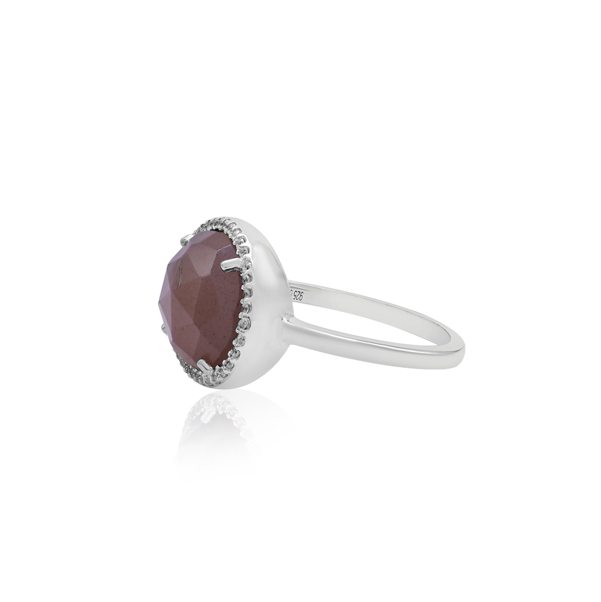 Chocolate Moonstone Ring For Women