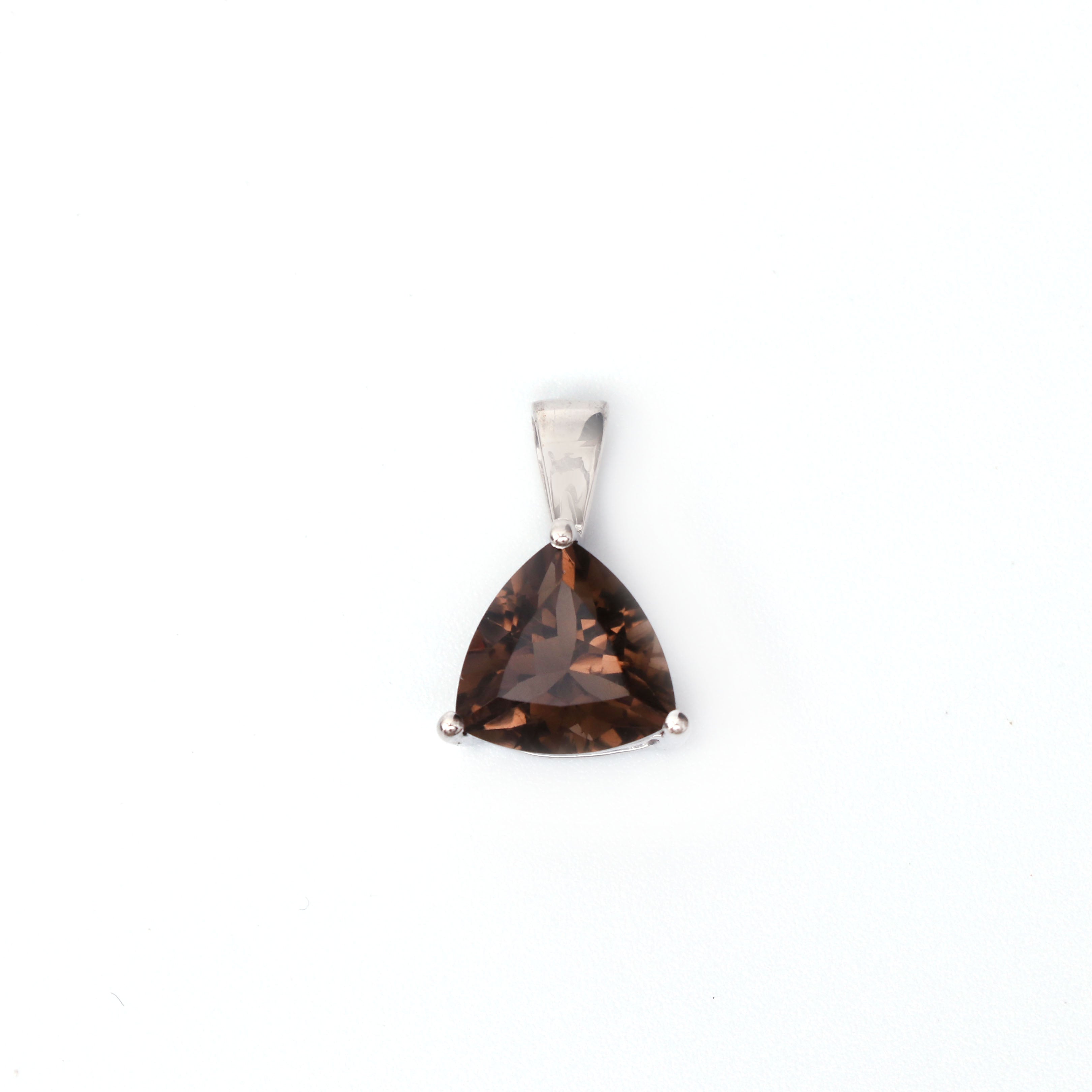 Smoky Quartz Triangle Pendant