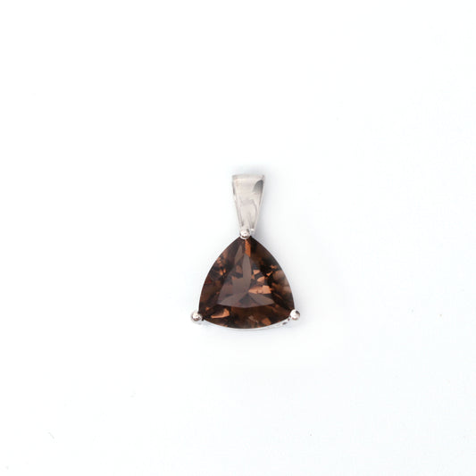 Smoky Quartz Triangle Pendant
