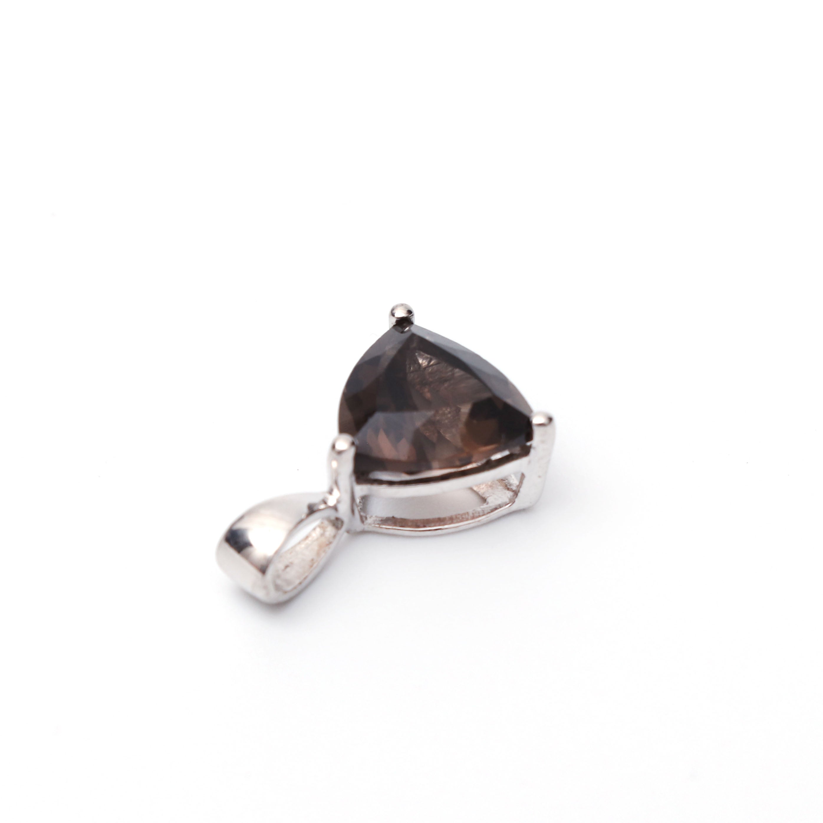 Smoky Quartz Triangle Pendant