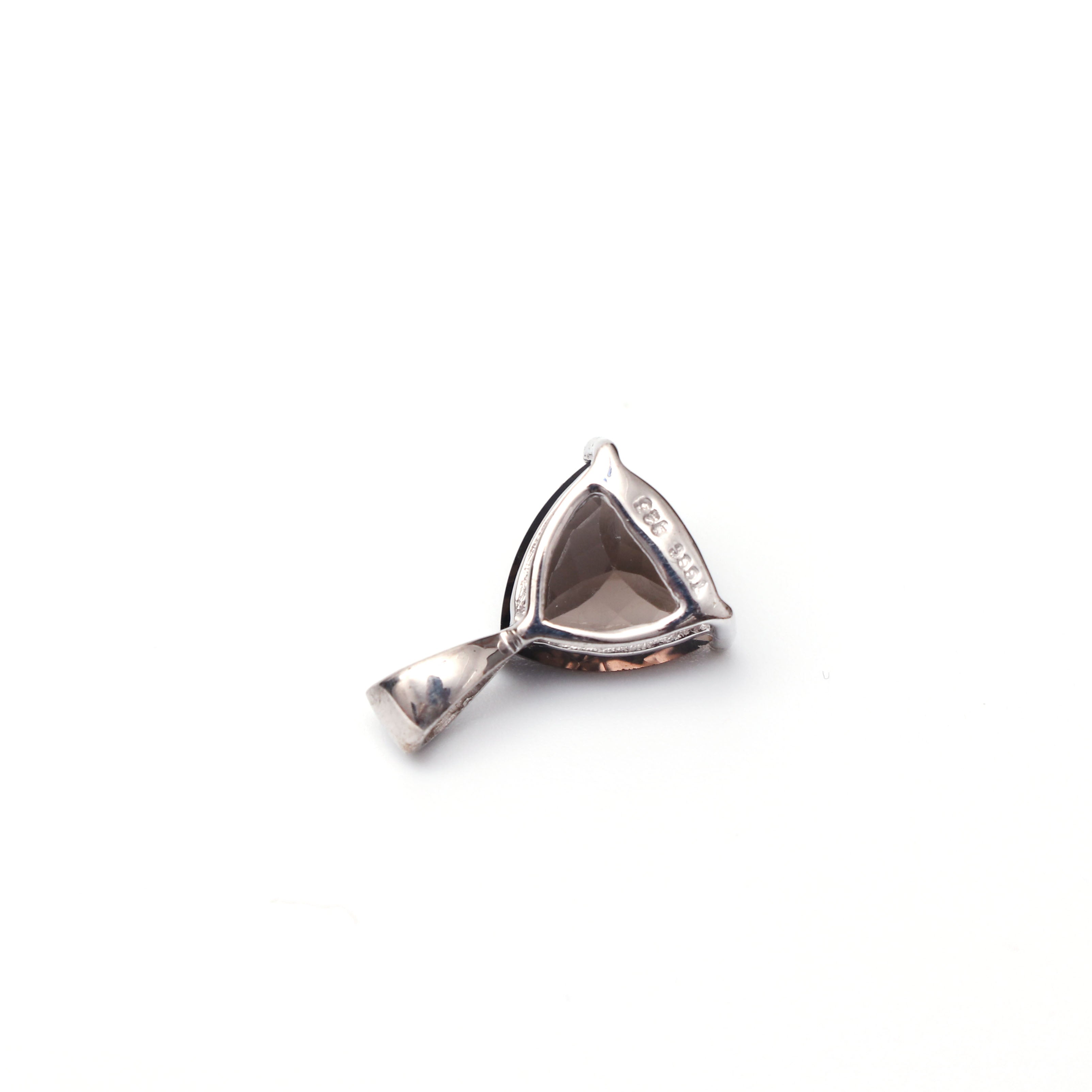 Smoky Quartz Triangle Pendant