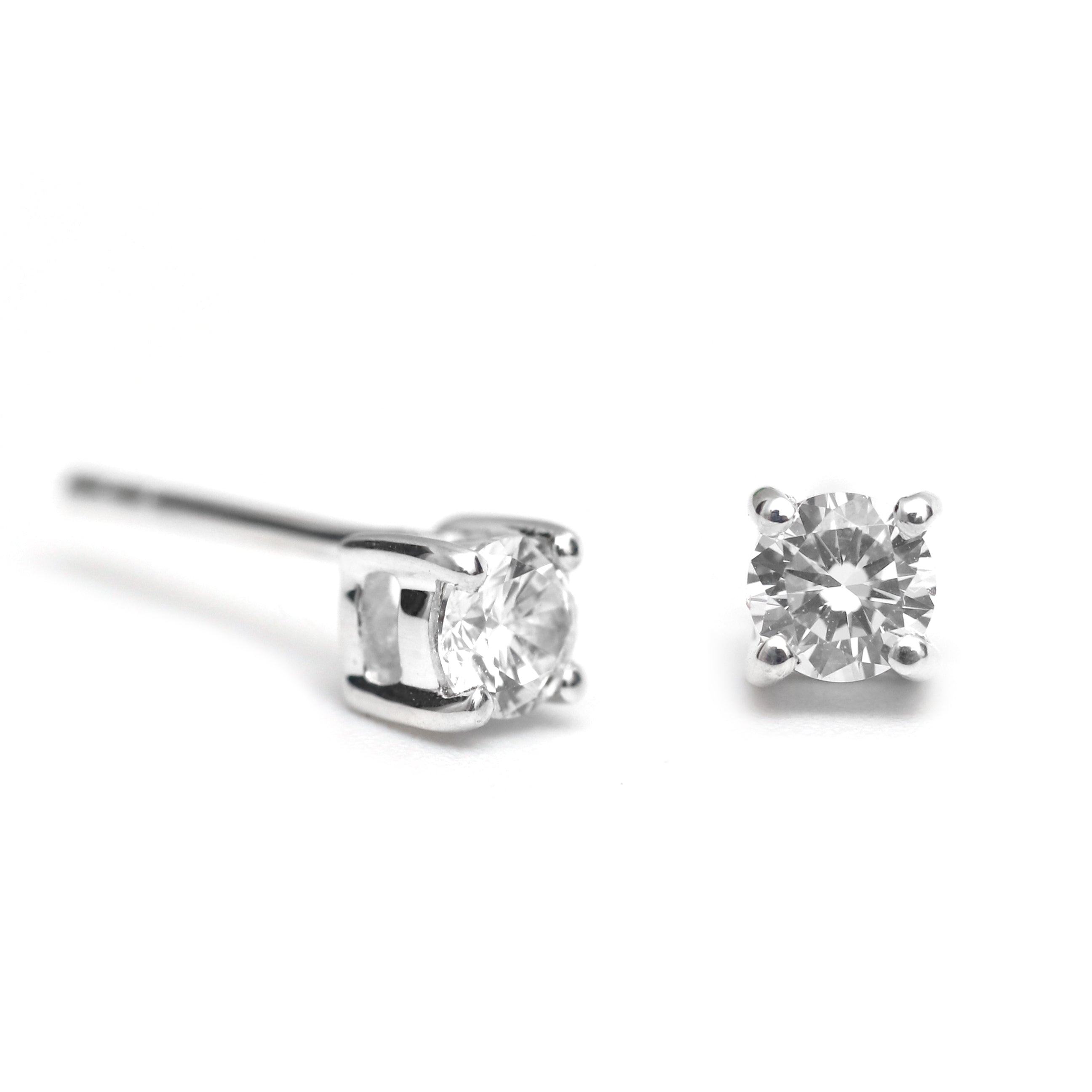 4 MM Classic Iced Out Earrings