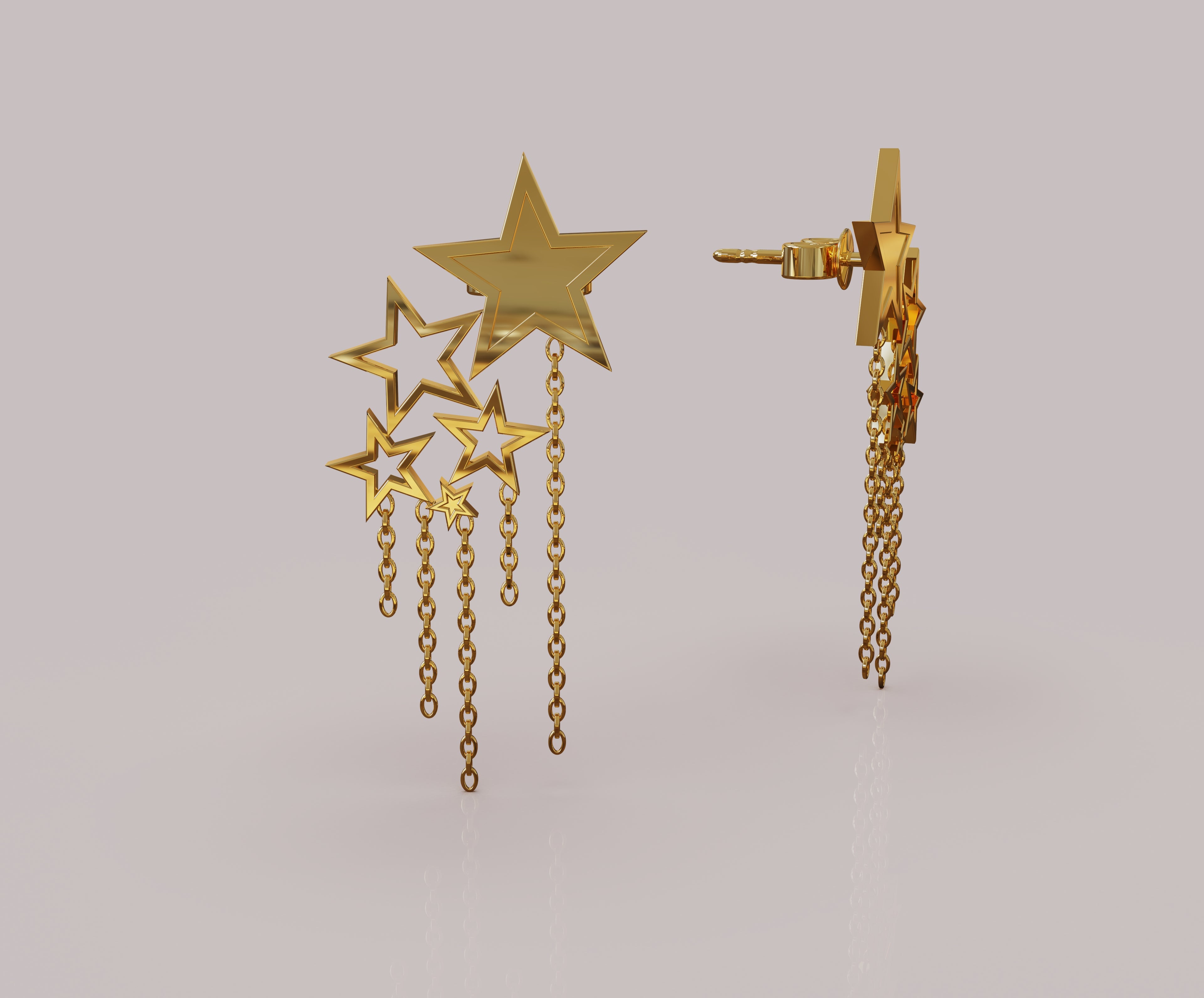 Counting Starts Earrings