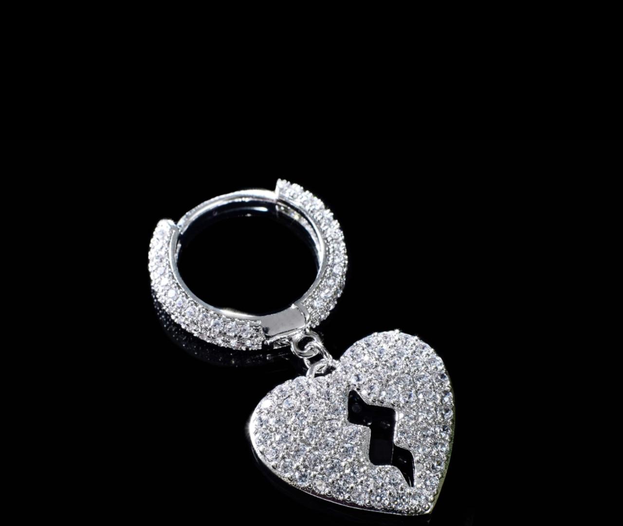 Broken Heart Earring