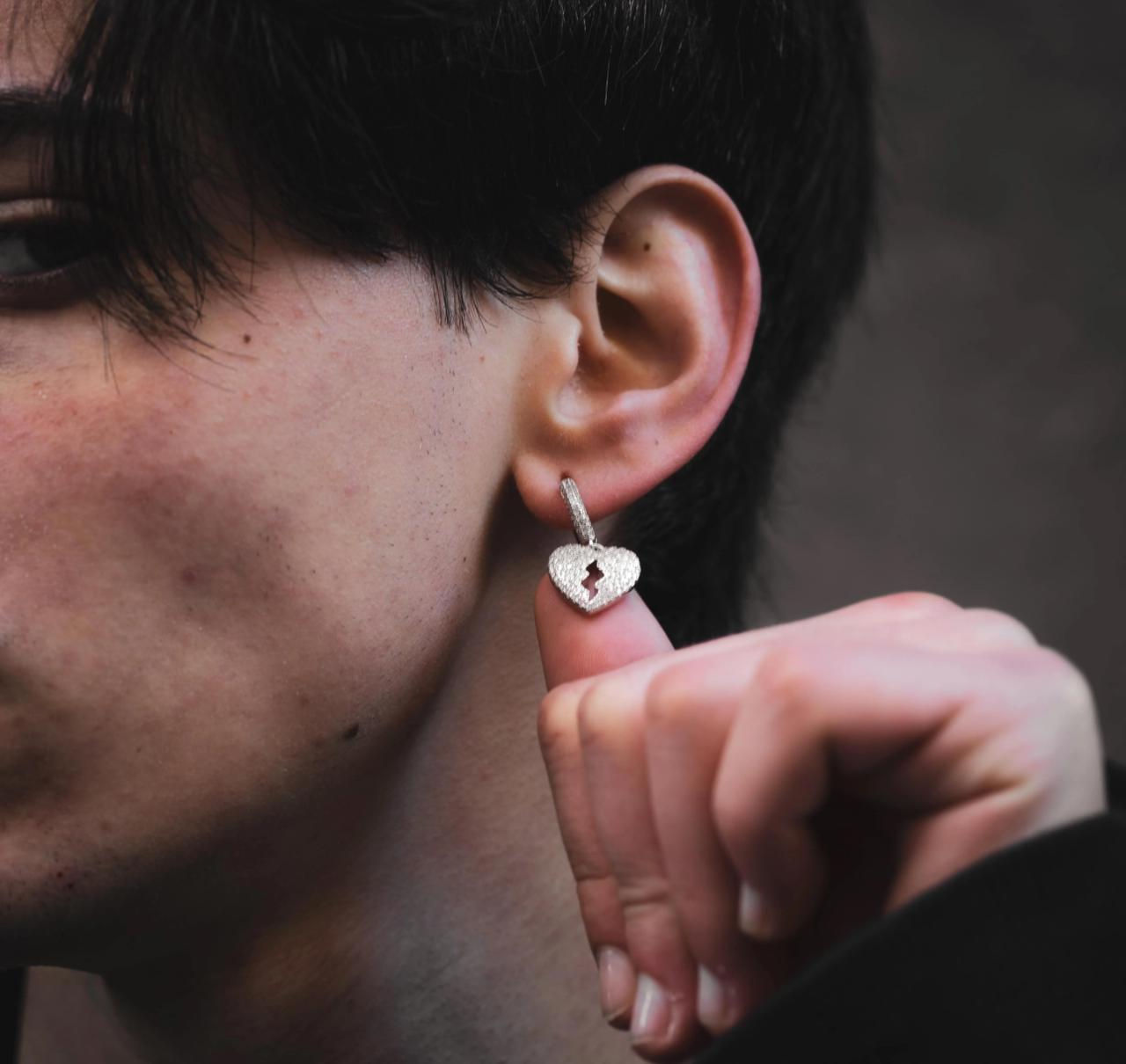 Broken Heart Earring