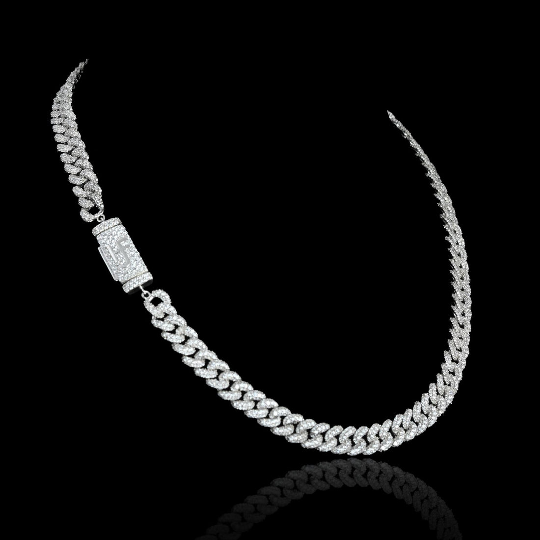 8mm Iced Bussdown Cuban Chain