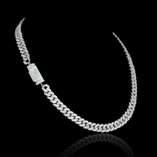 8mm Iced Bussdown Cuban Chain