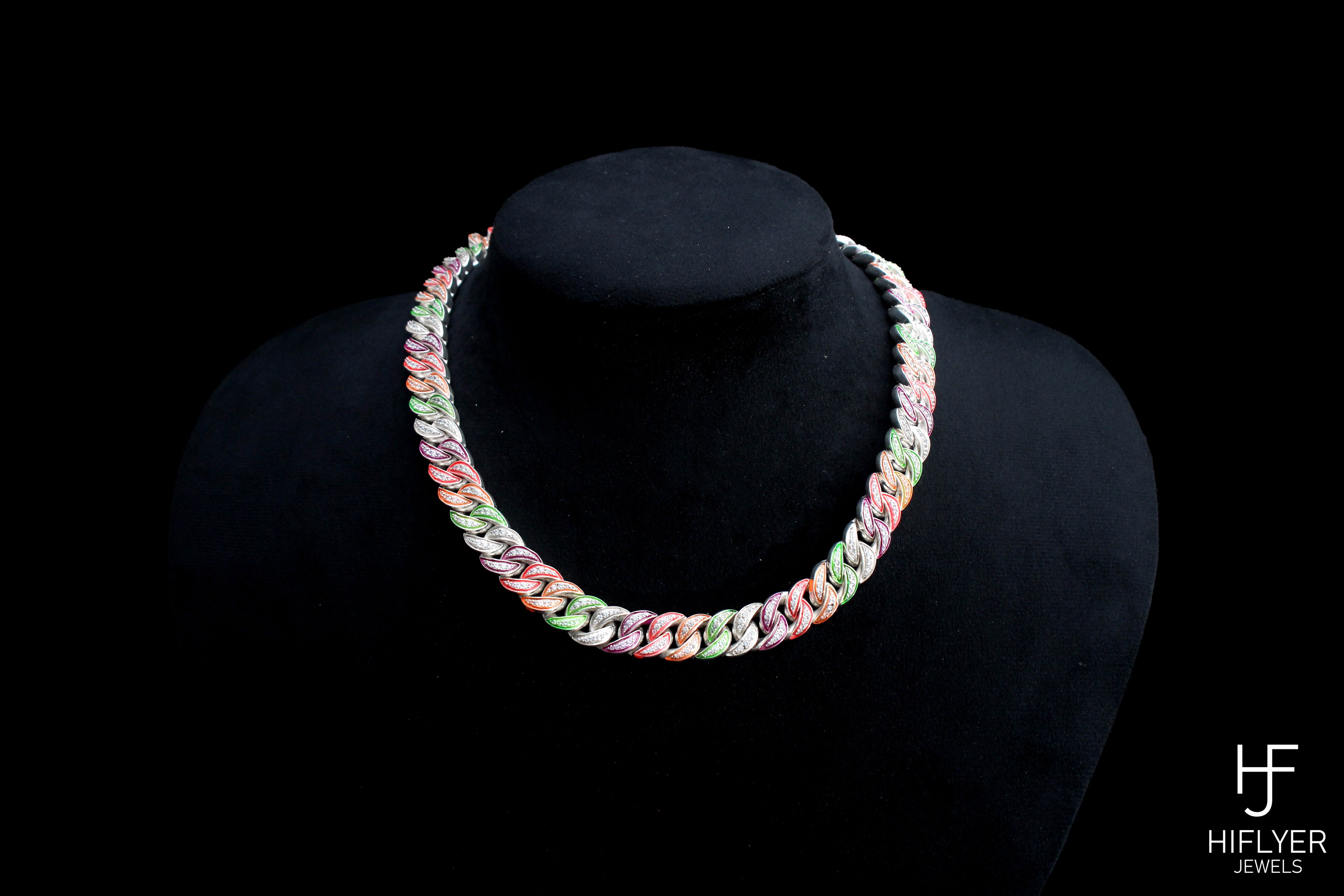 Iced Out Cuban Chain (Glow In the Dark)