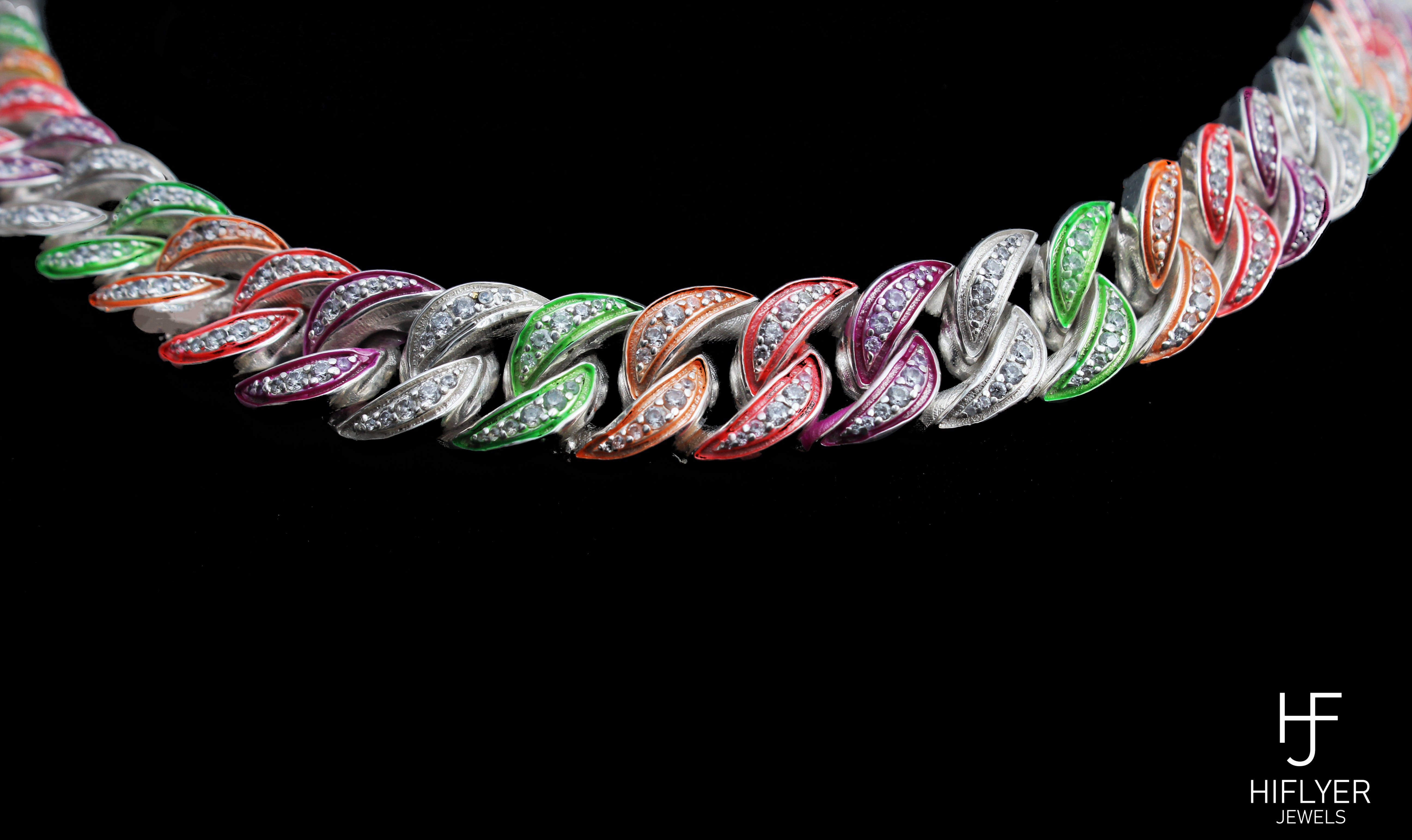 Iced Out Cuban Chain (Glow In the Dark)