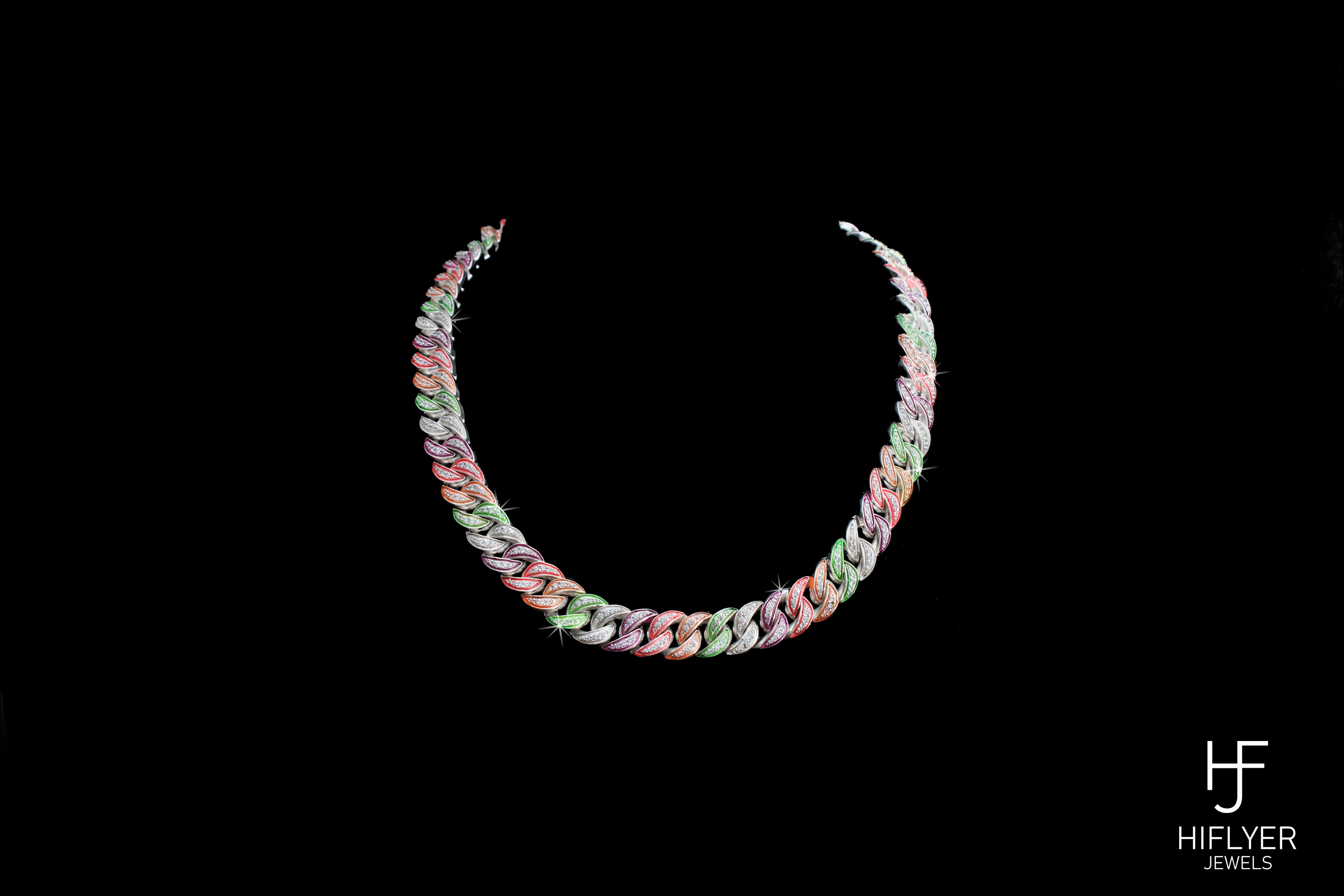 Iced Out Cuban Chain (Glow In the Dark)