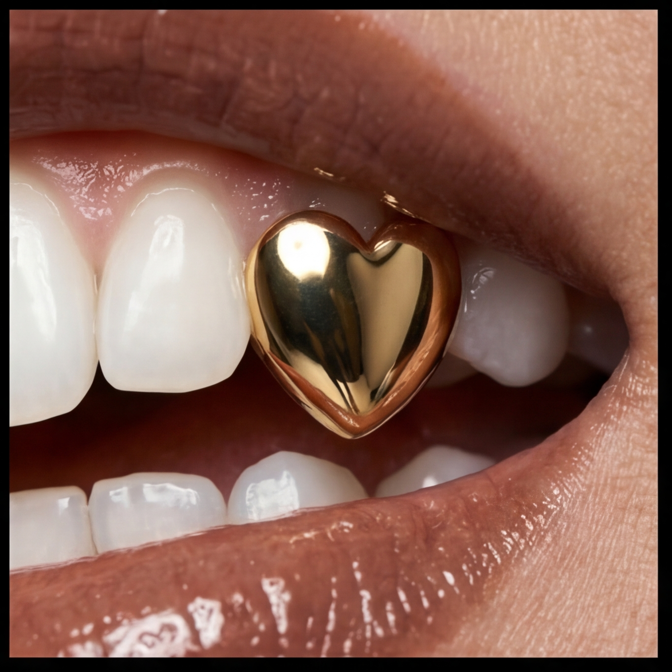 BUBBLE HEART GRILLZ - limited to 100pcs