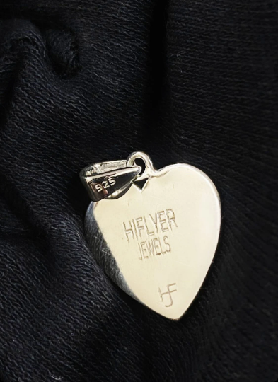 Custom Text Heart Shape Pendant- Comes with a 16+4” chain