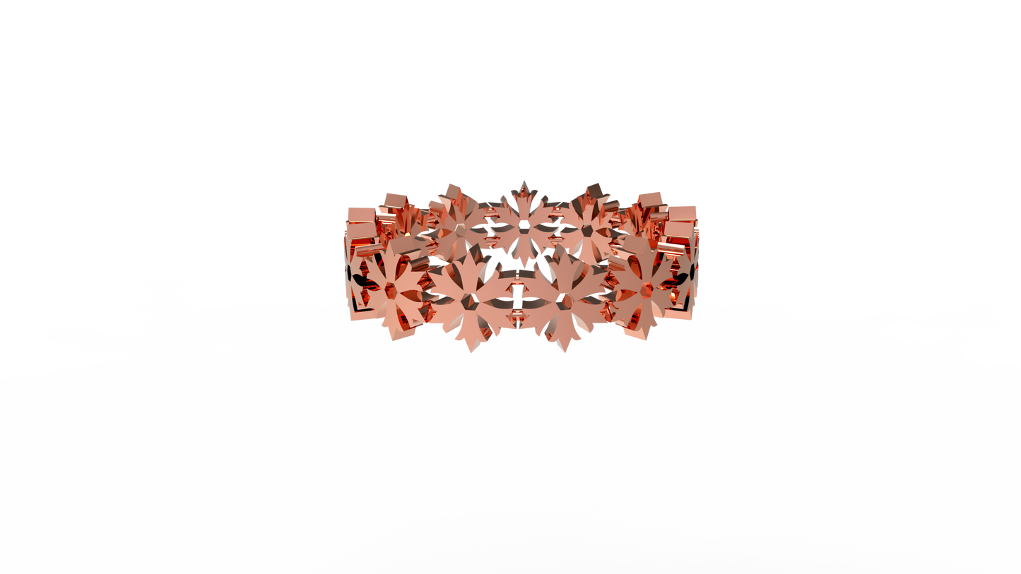 Gothic Cemetery Flakes Ring