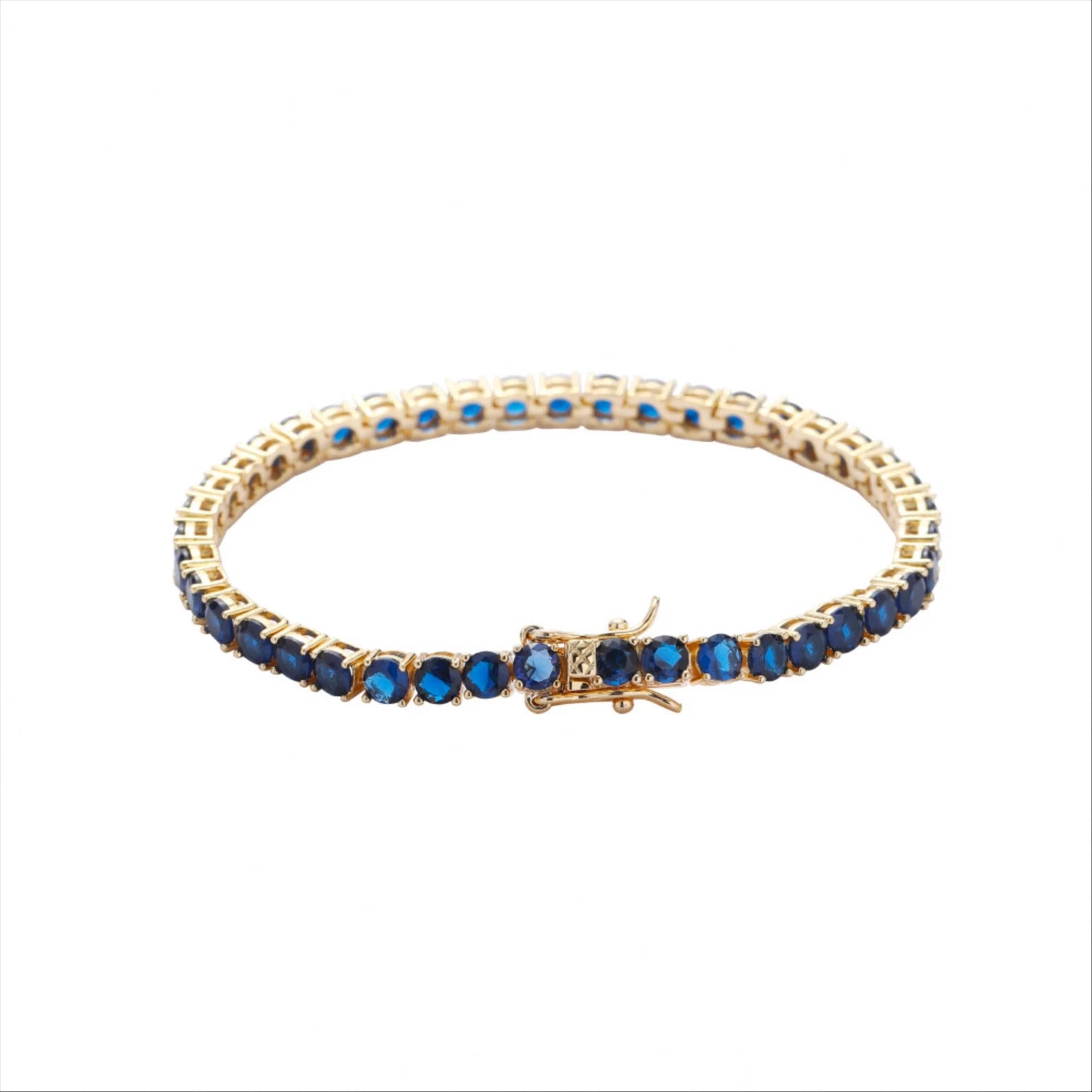 Depth Of Ocean Iced Out Tennis Bracelet 4 MM