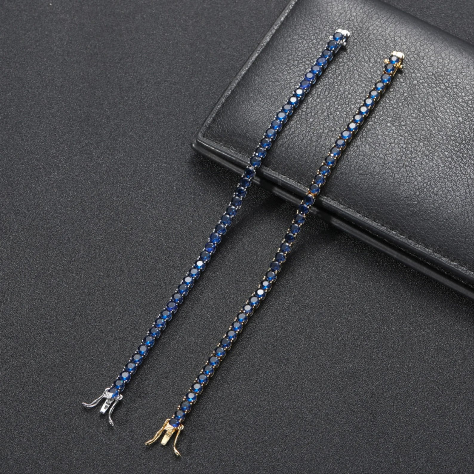 Depth Of Ocean Iced Out Tennis Bracelet 4 MM