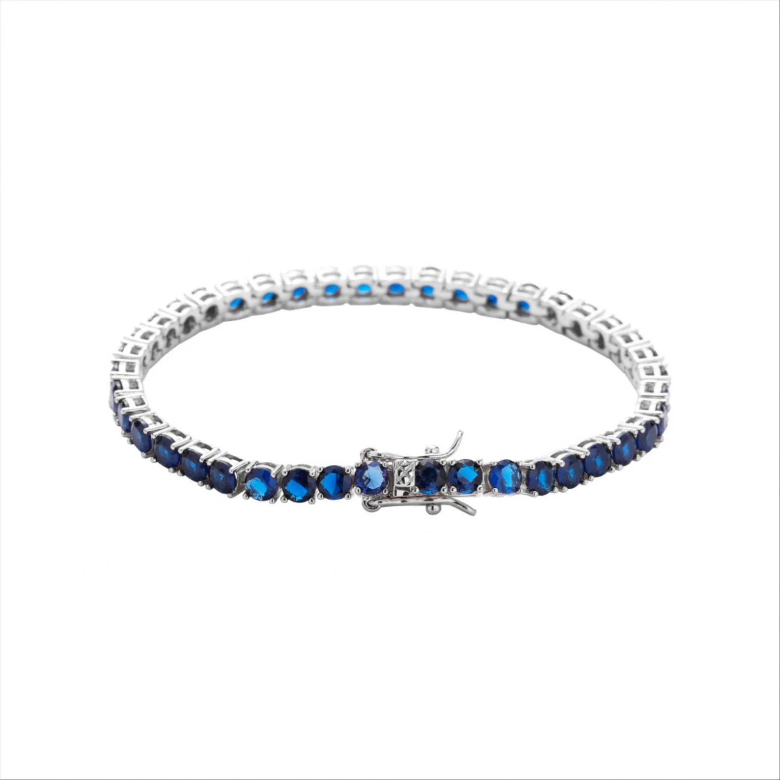 Depth Of Ocean Iced Out Tennis Bracelet 4 MM