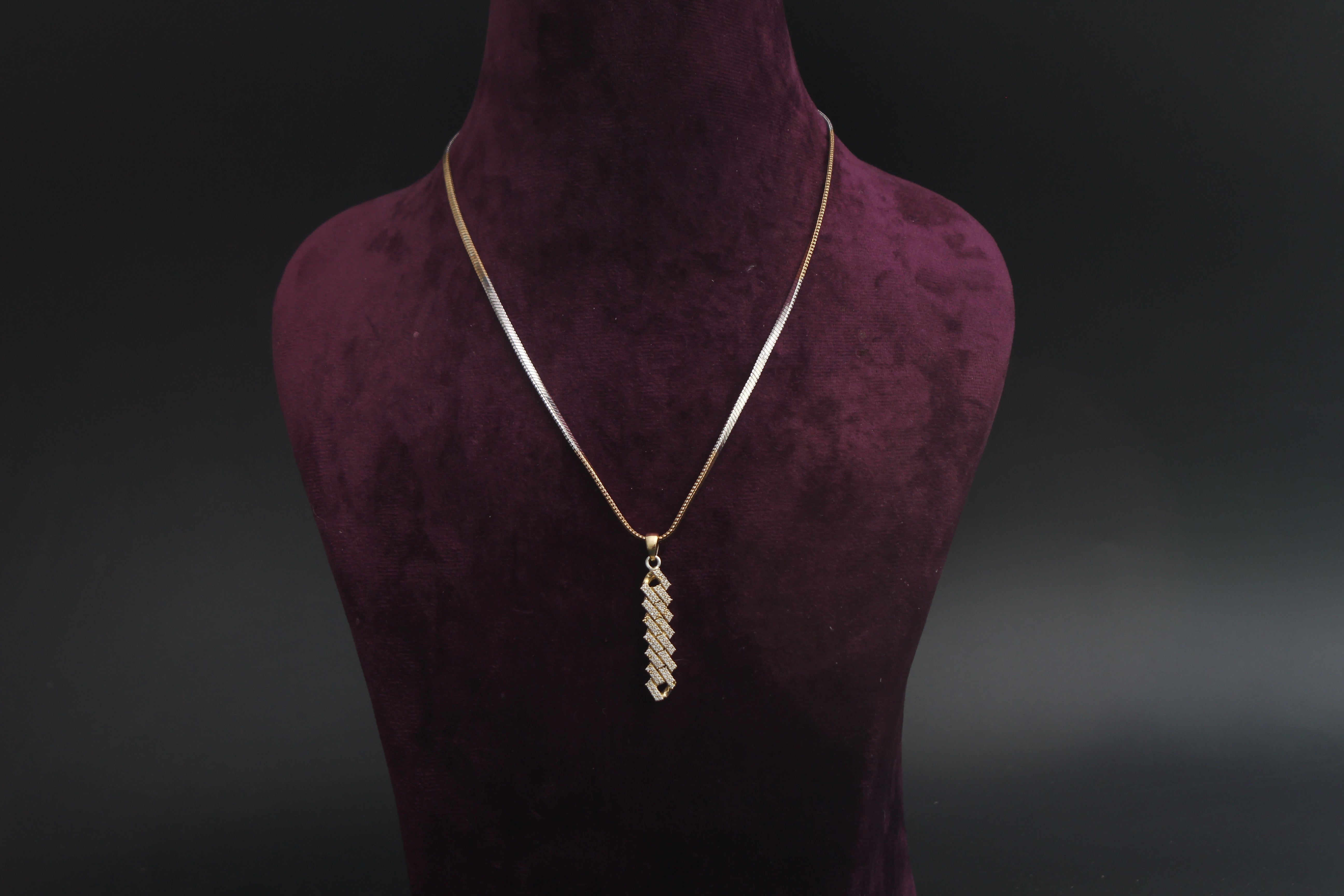 Iced Out Raised Cuban Pendant