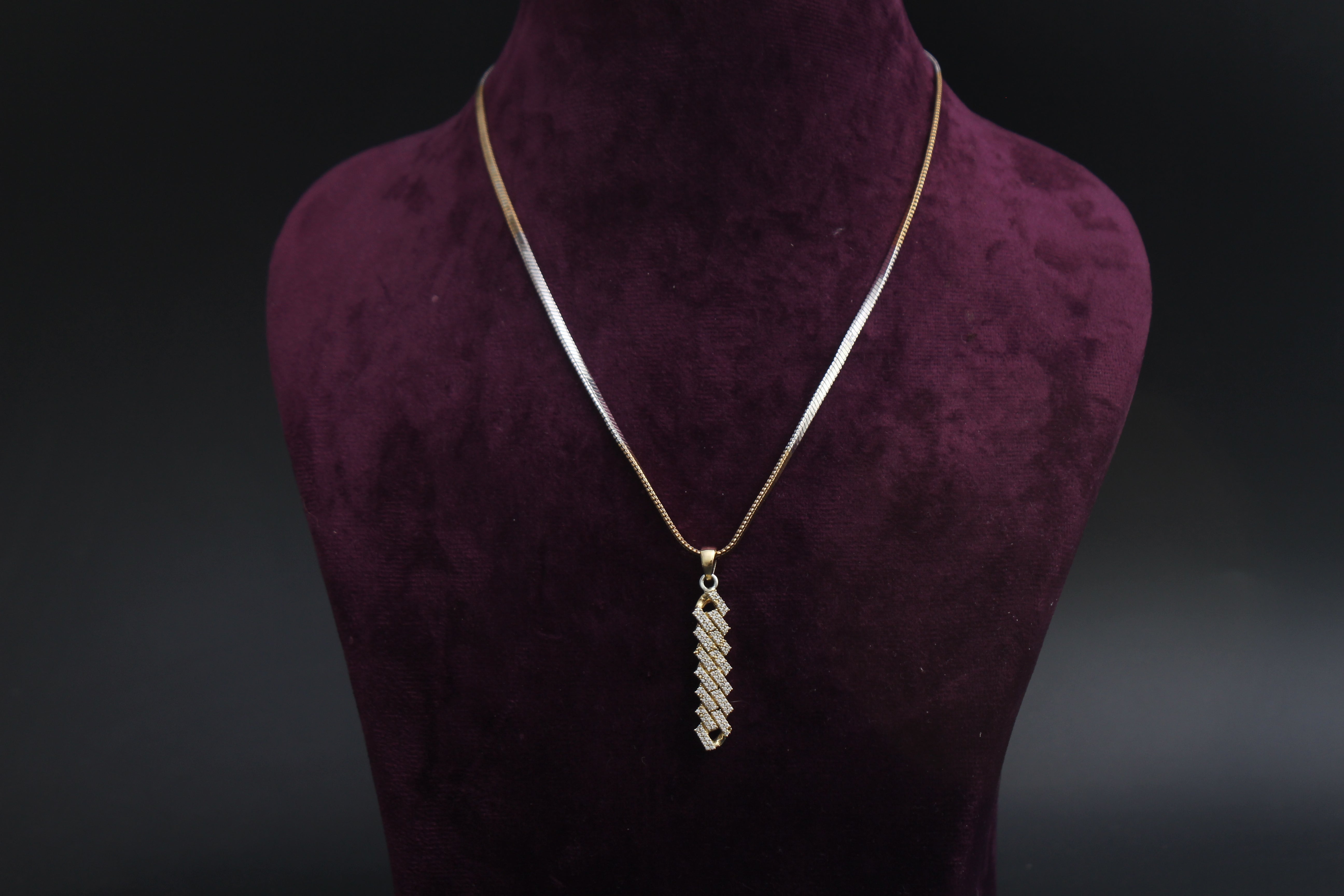 Iced Out Raised Cuban Pendant