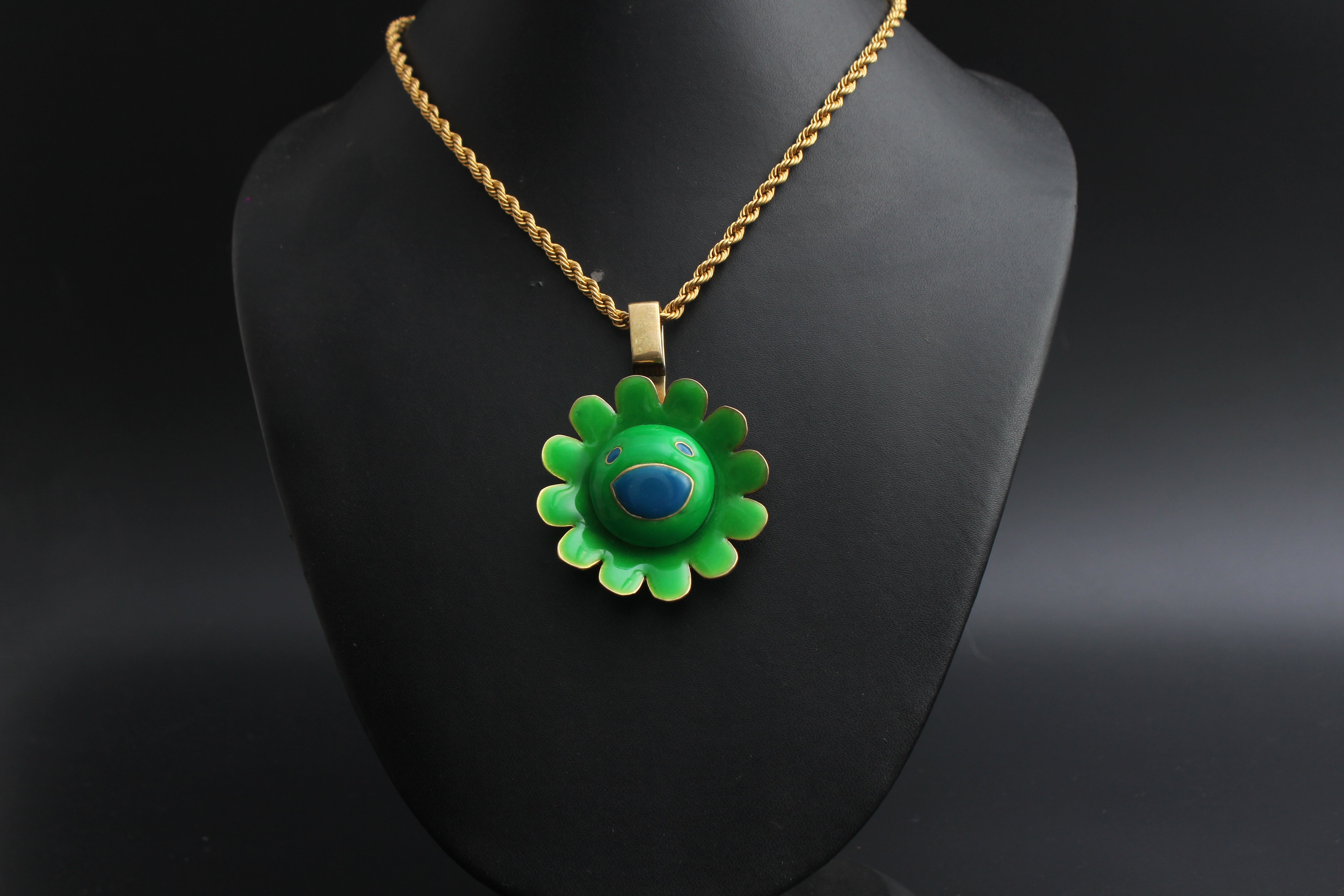 Slime Murakami Pendant (Glow in the Dark)