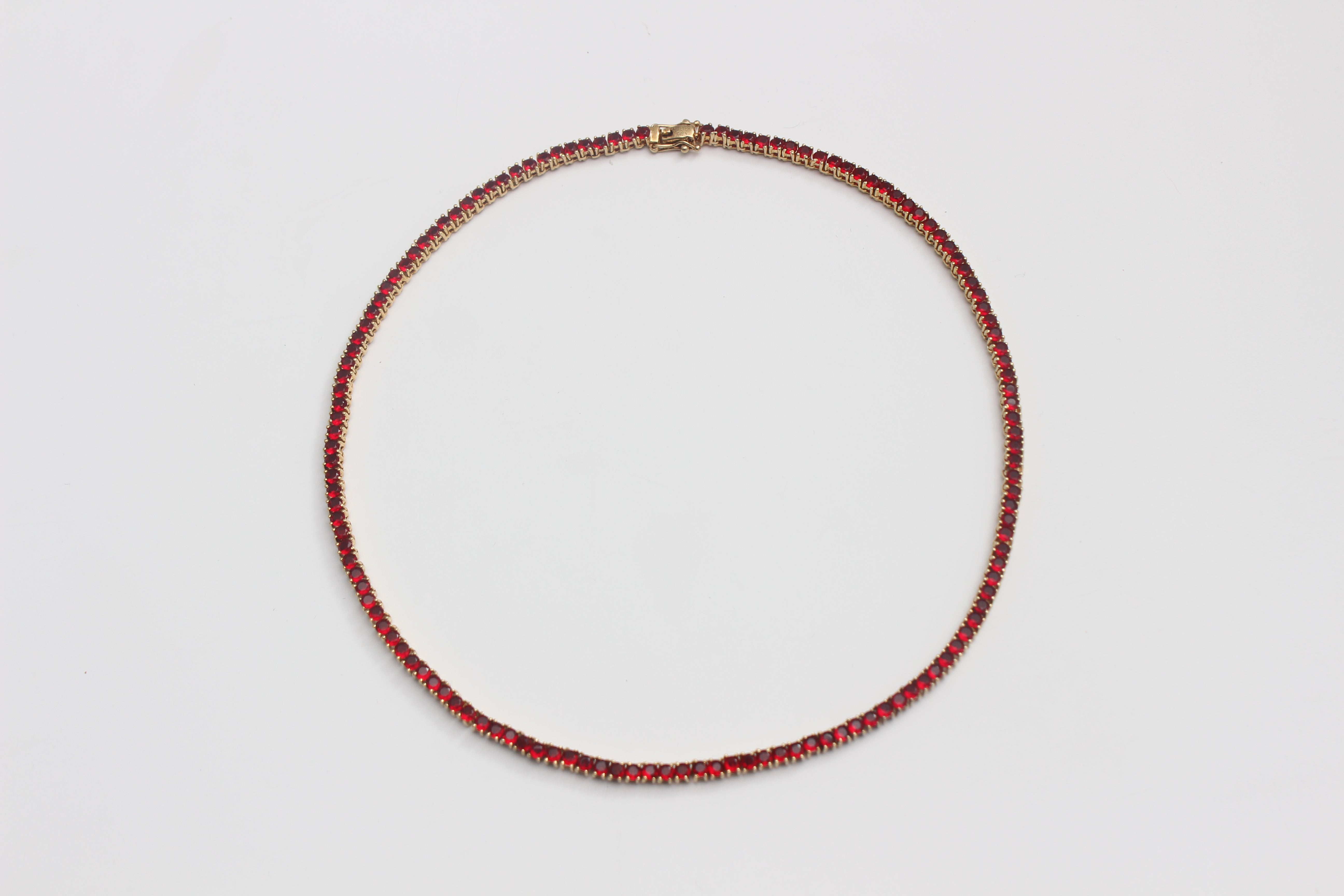 Red Ice Tennis Chain