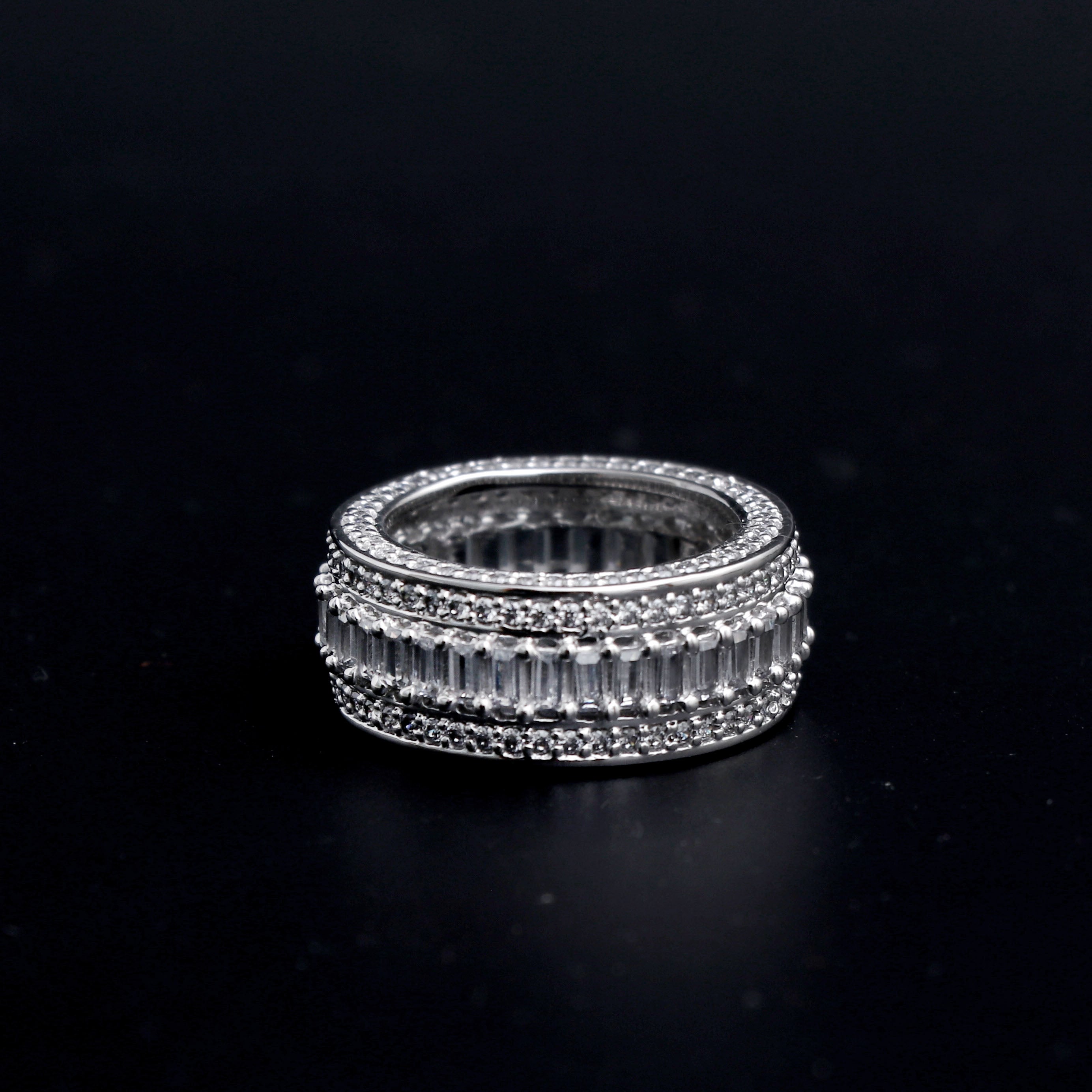 Iced Out 5 Layer Championship Ring