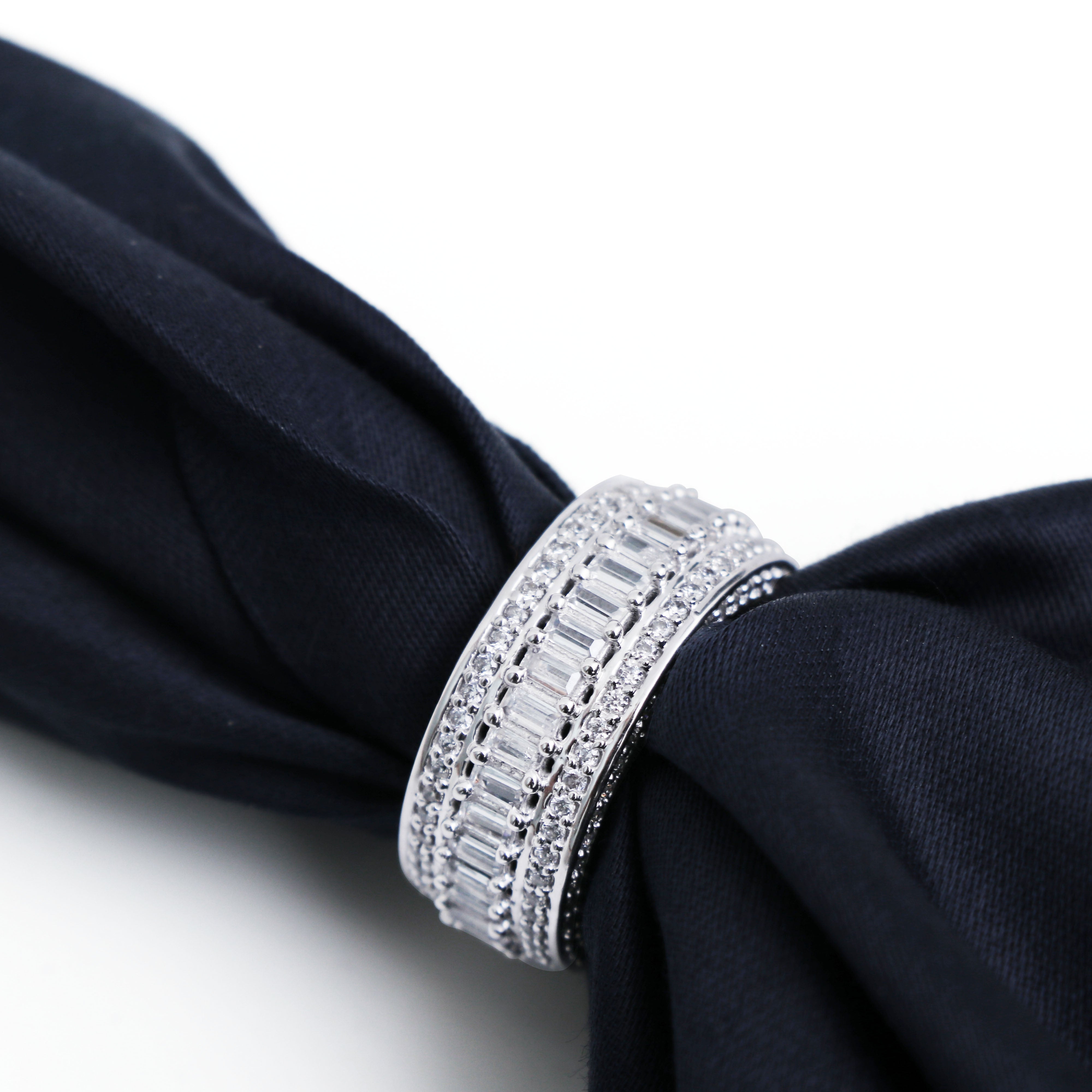 Iced Out 5 Layer Championship Ring