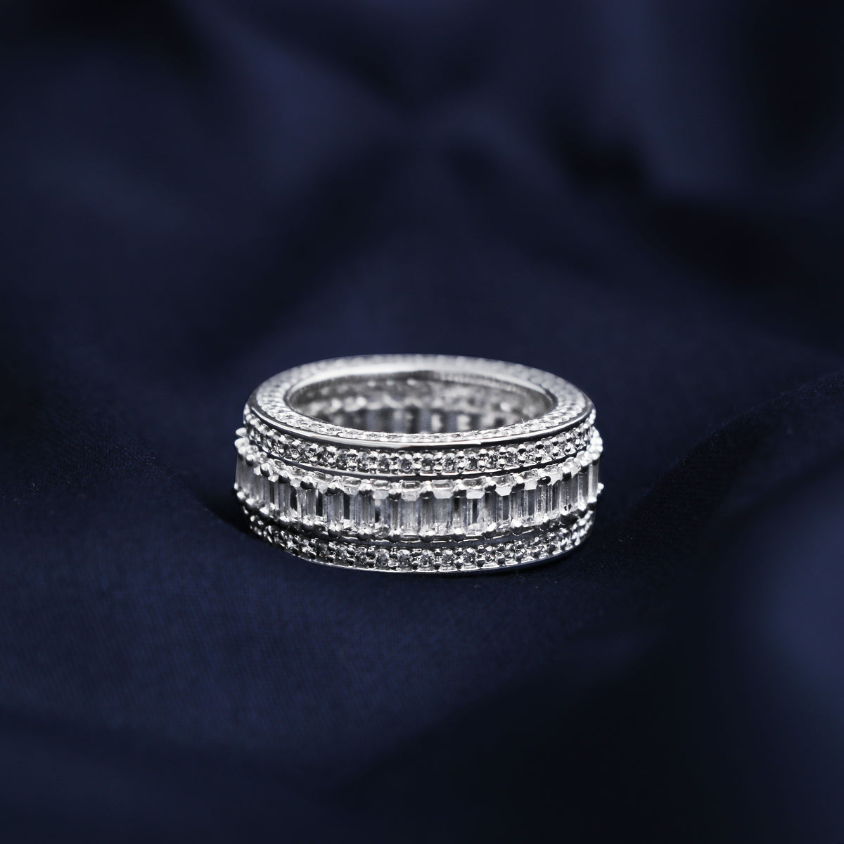Iced Out 5 Layer Championship Ring